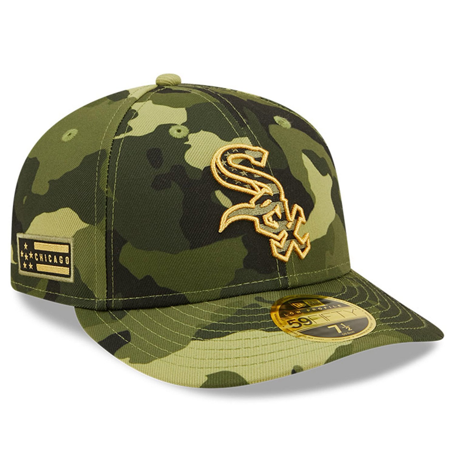 New Era Chicago Sox 2022 Armed Forces Day On-Field Low Profile 59FIFTY