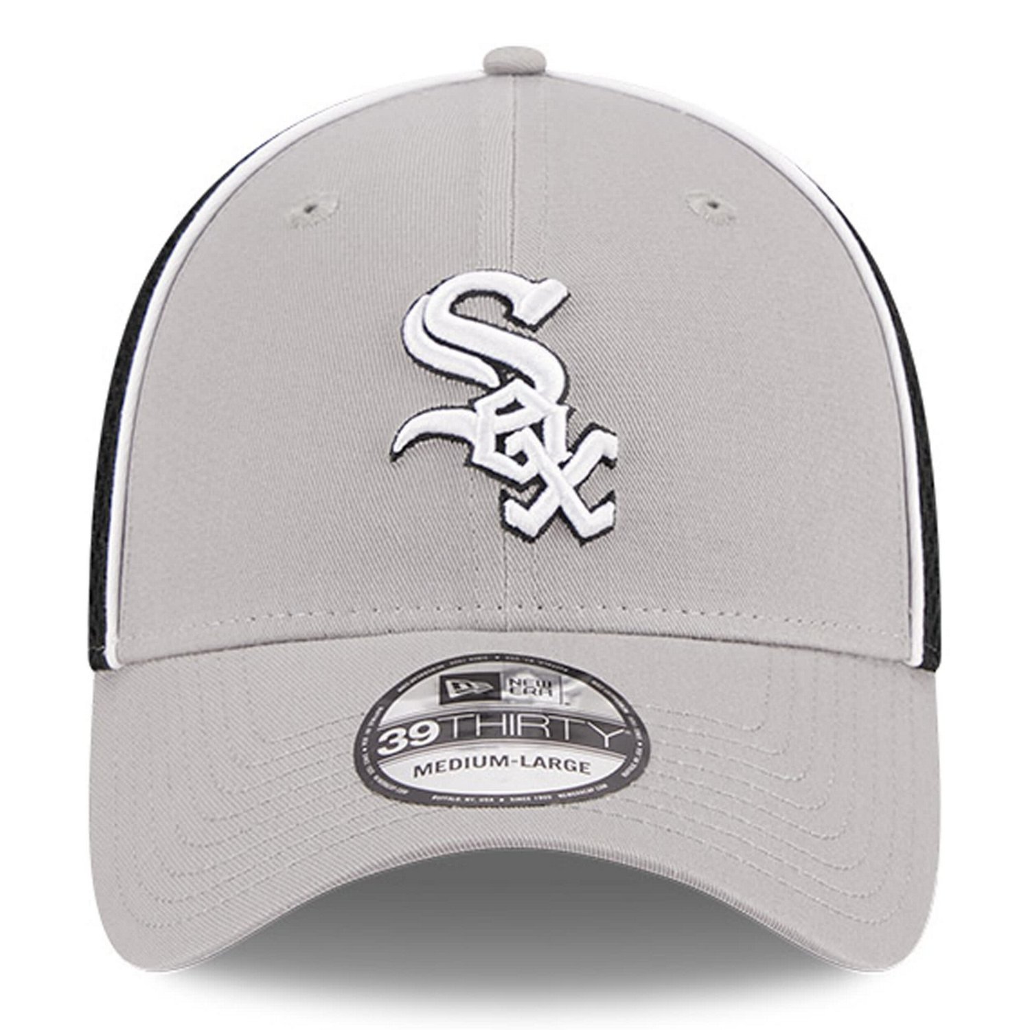 New Era Chicago Sox Pipe 39THIRTY Flex Hat                                                                                       - view number 3
