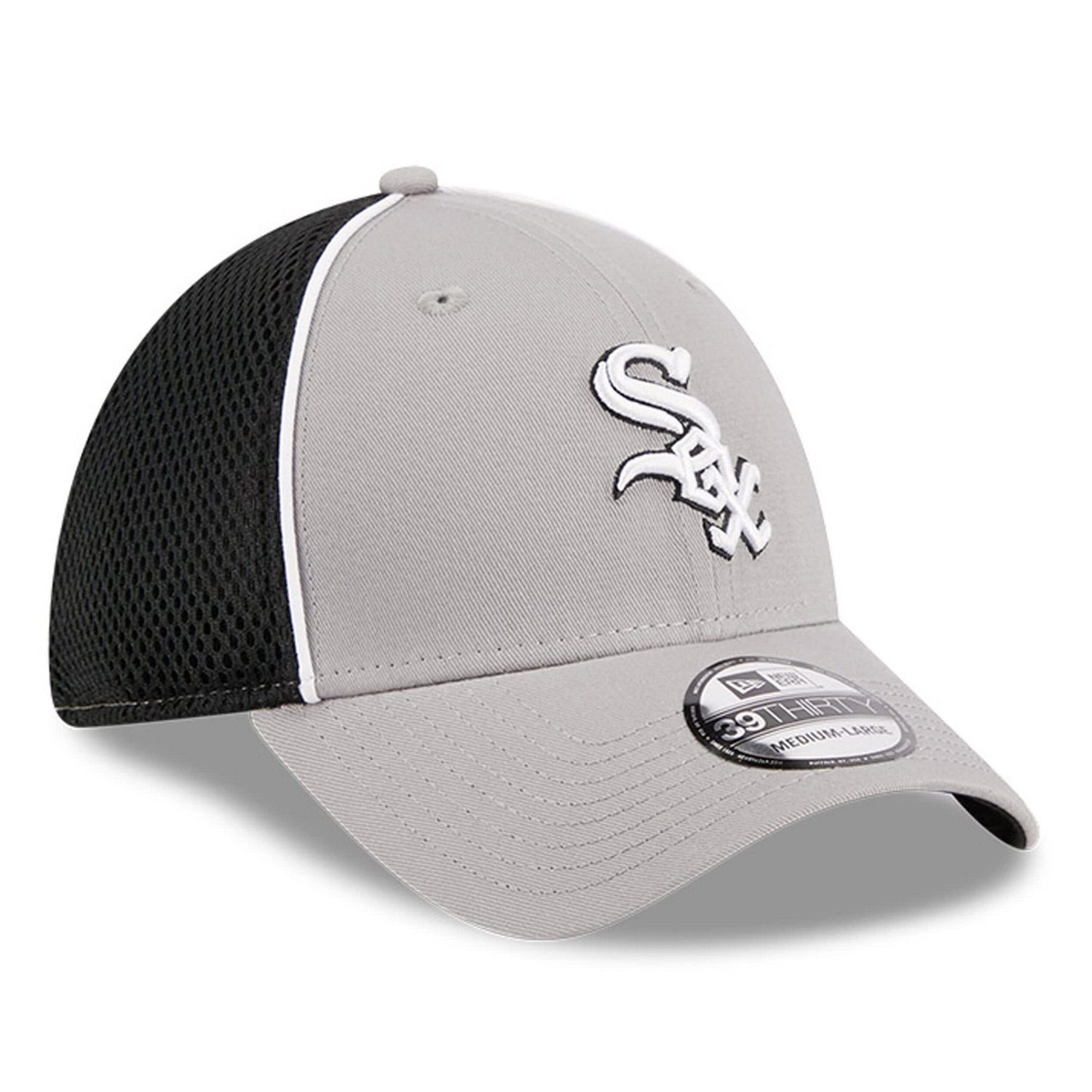 New Era Chicago Sox Pipe 39THIRTY Flex Hat                                                                                       - view number 2