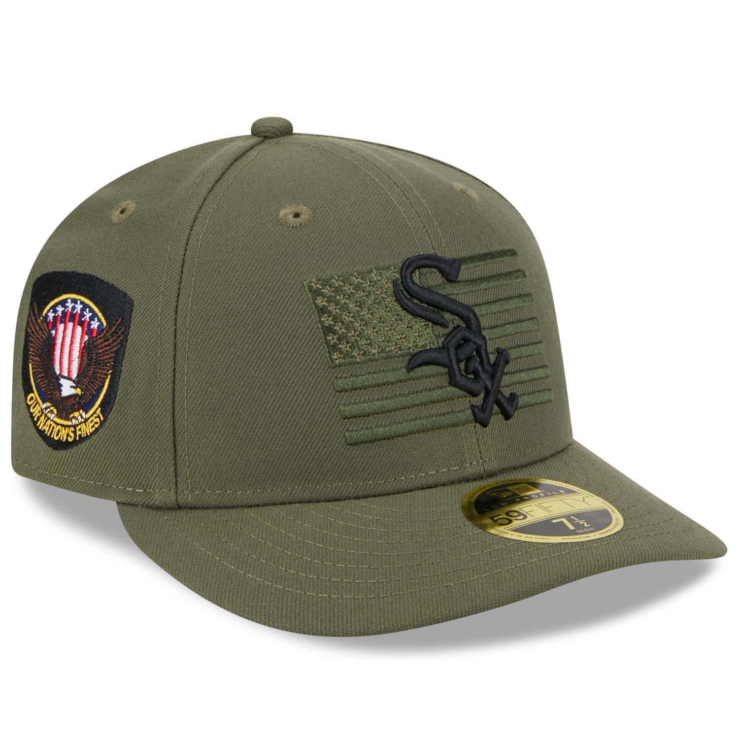 New Era Chicago White Sox 2023 Armed Forces Day Low Profile 59FIFTY Fitted Hat                                                   - view number 1