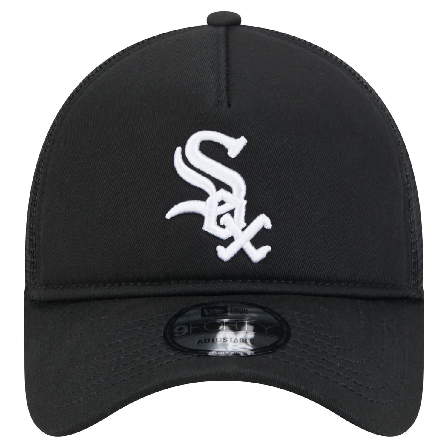 New Era Chicago White Sox 9FORTY A-Frame Trucker Adjustable Hat - view number 2
