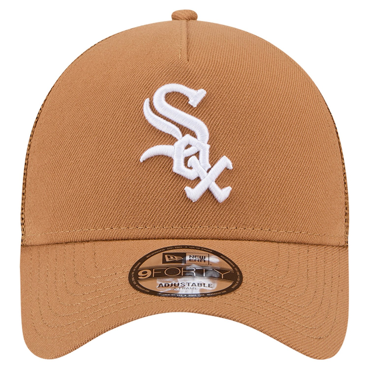 New Era Chicago White Sox A-Frame Trucker 9FORTY Adjustable Hat - view number 2