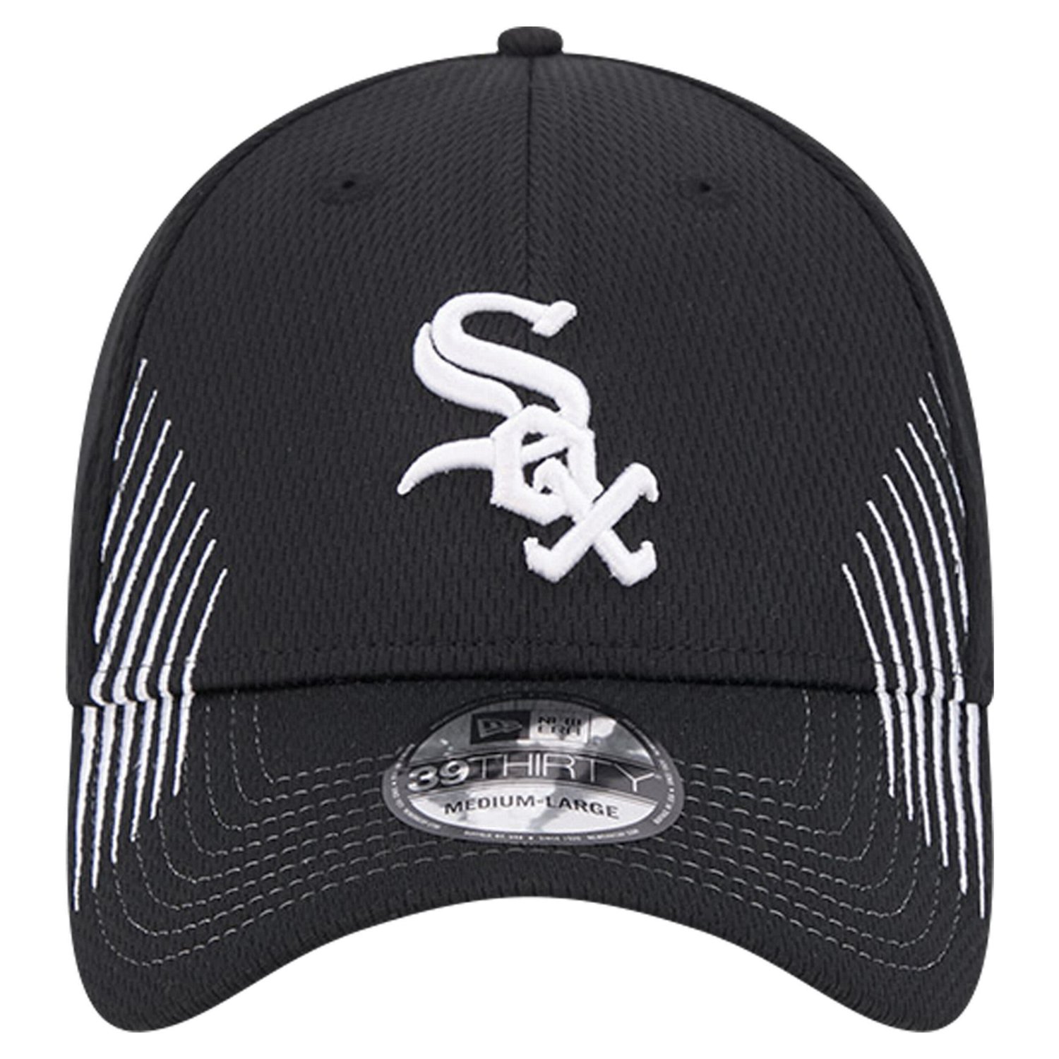 New Era Chicago White Sox Active Dash Mark 39THIRTY Flex Hat