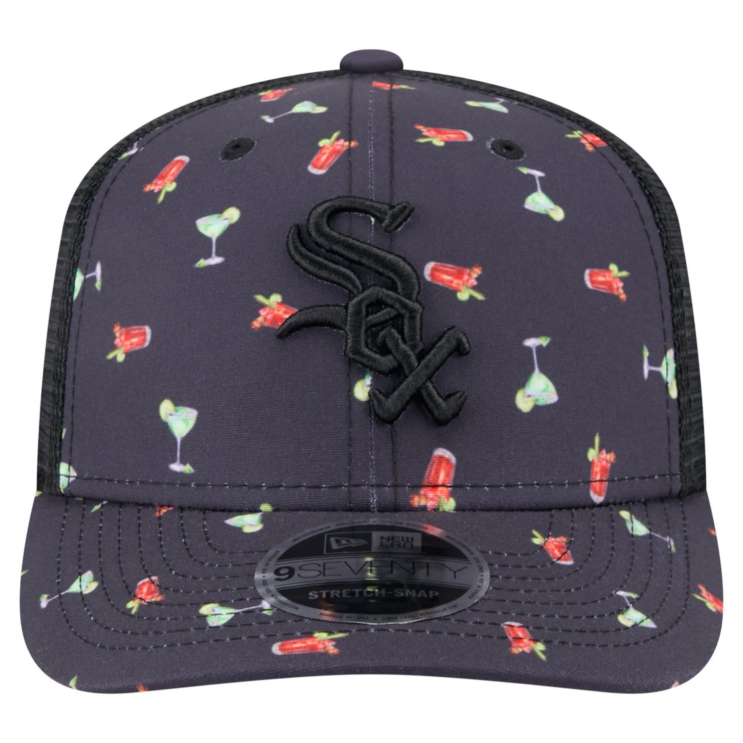 New Era Chicago White Sox Adventure Drinks Pattern 9SEVENTY Stretch-Snap Hat
