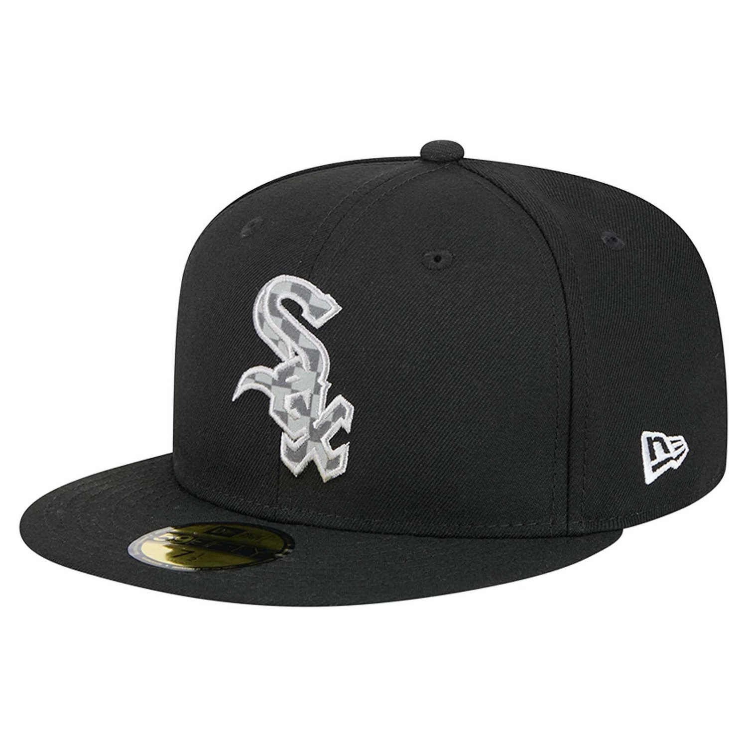 New Era Chicago White Sox Checkered Undervisor 59FIFTY Fitted Hat