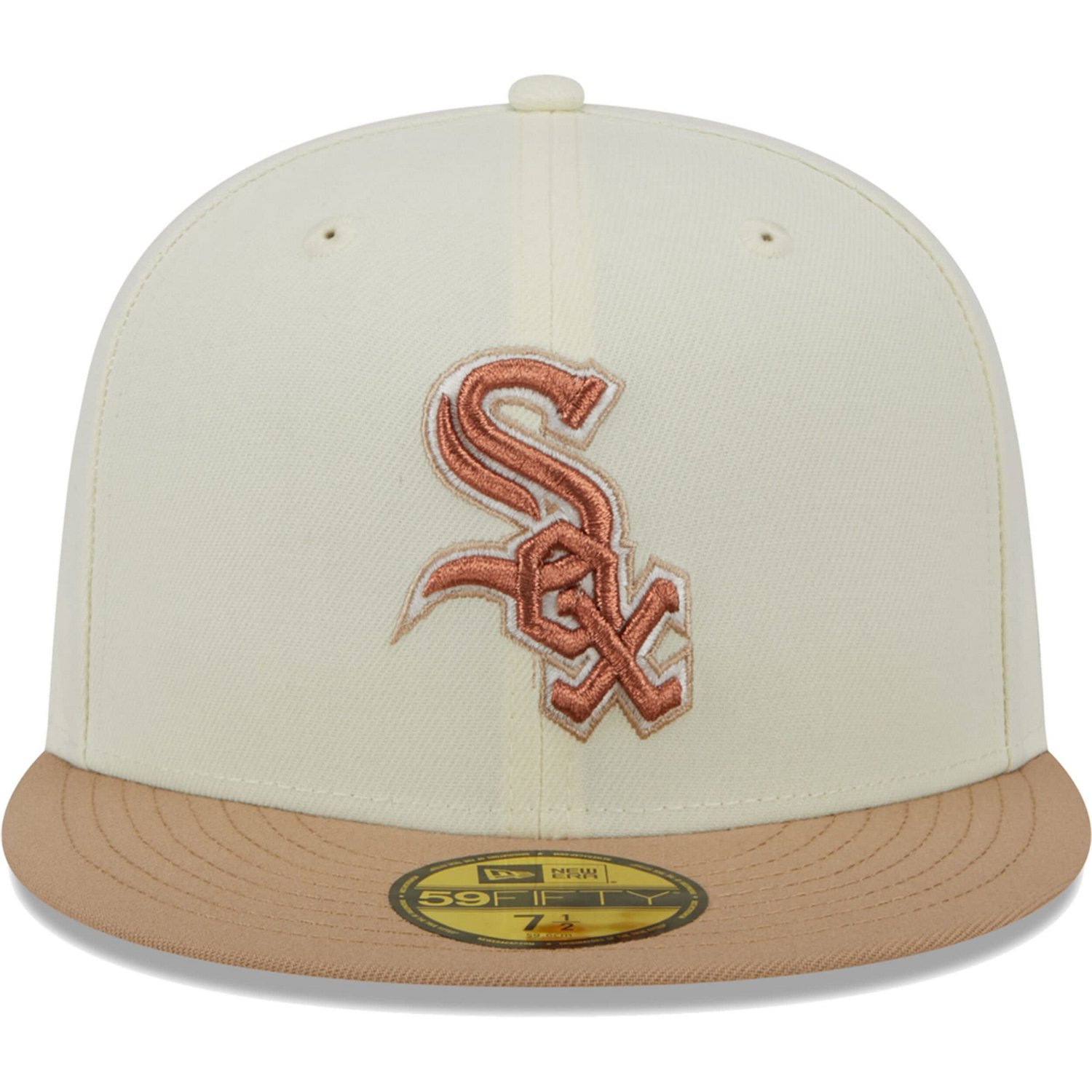 New Era Chicago White Sox Chrome Camel Rust Undervisor 59FIFTY Fitted Hat                                                        - view number 2
