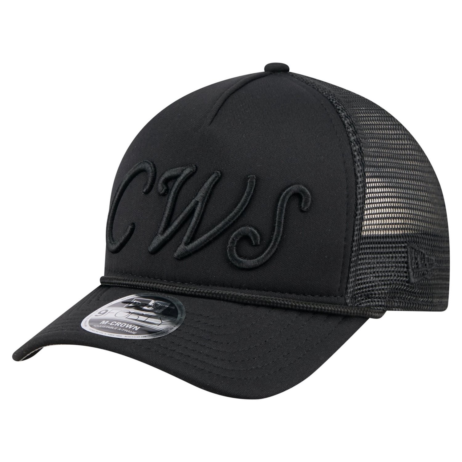 New Era Chicago White Sox City Initial 9FORTY A-Frame M-Crown Adjustable Trucker Hat