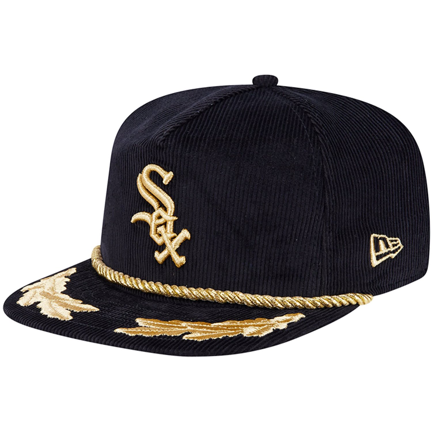 New Era Chicago White Sox Corduroy Filigree Golfer Adjustable Hat - view number 1