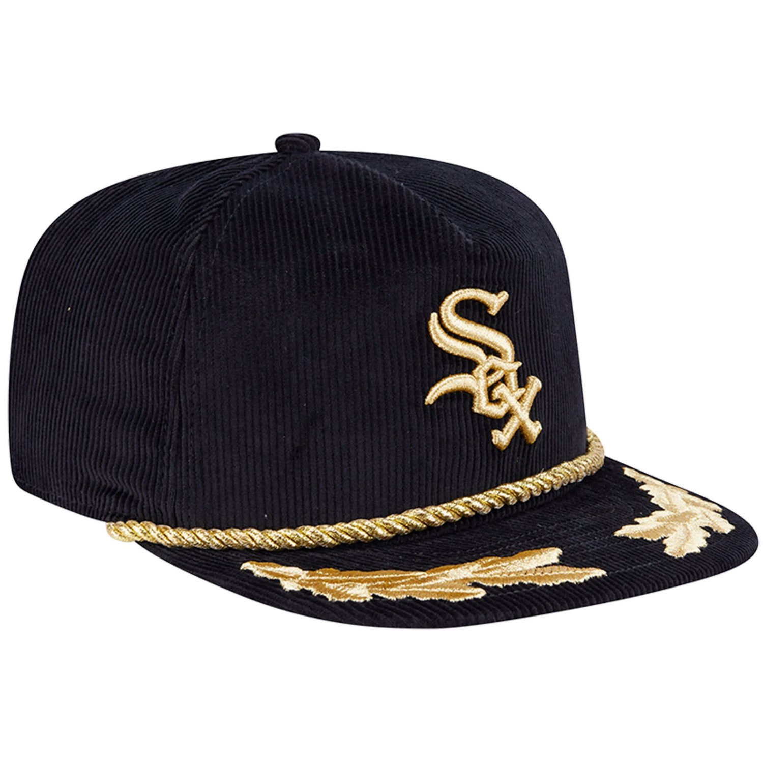 New Era Chicago White Sox Corduroy Filigree Golfer Adjustable Hat - view number 3