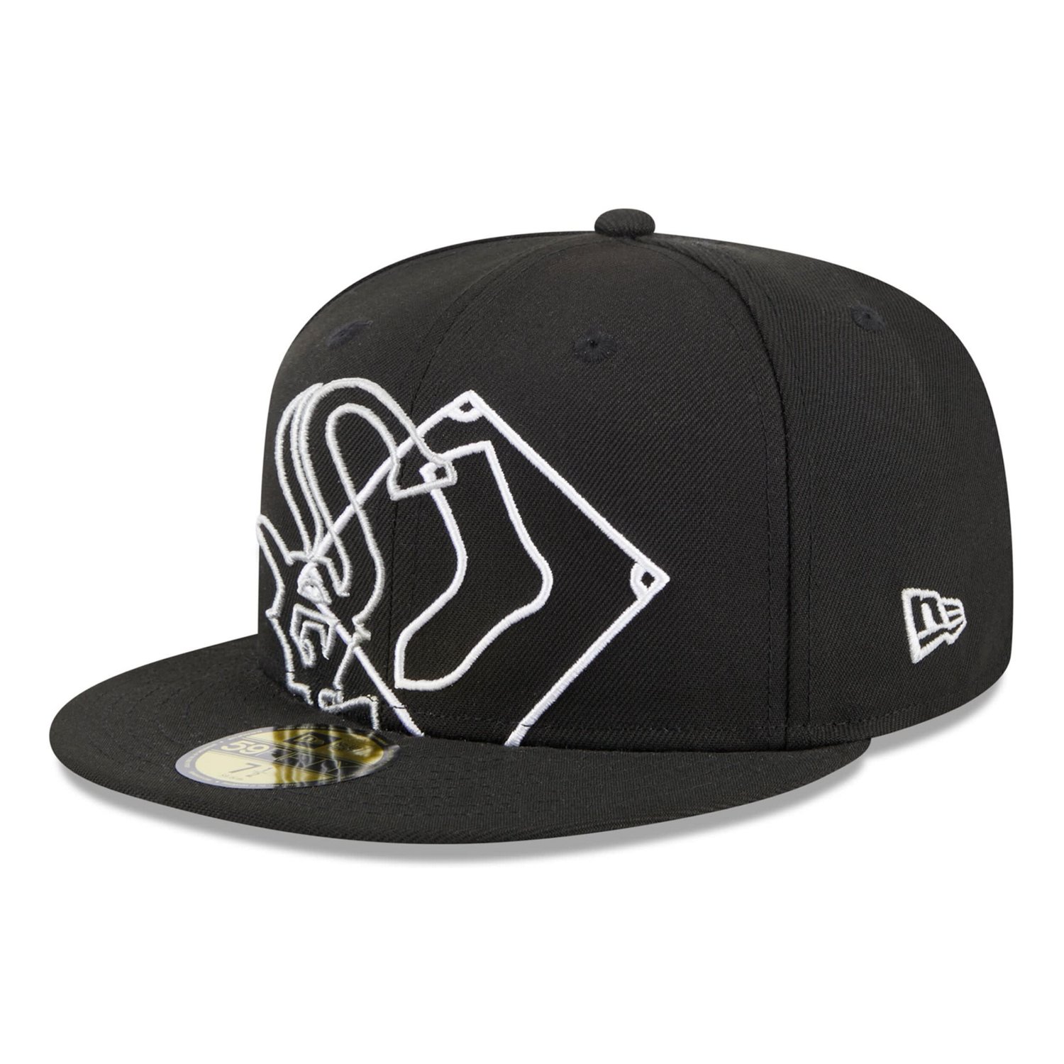 New Era Chicago White Sox Game Day Overlap 59FIFTY Fitted Hat