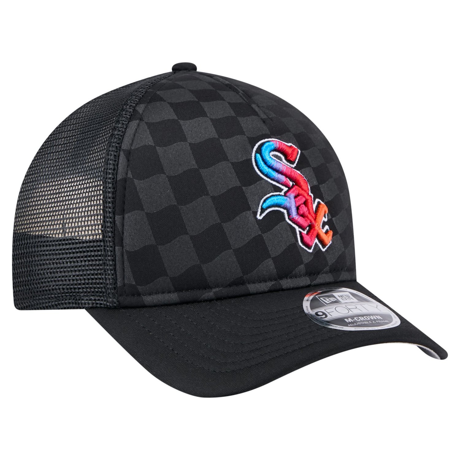 New Era Chicago White Sox Gradient 9FORTY A-Frame M-Crown Trucker Adjustable Hat