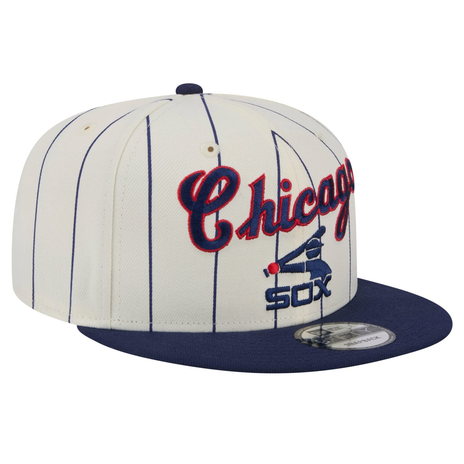 New Era Chicago White Sox Jersey Pinstripe 9FIFTY Snapback Hat - view number 3