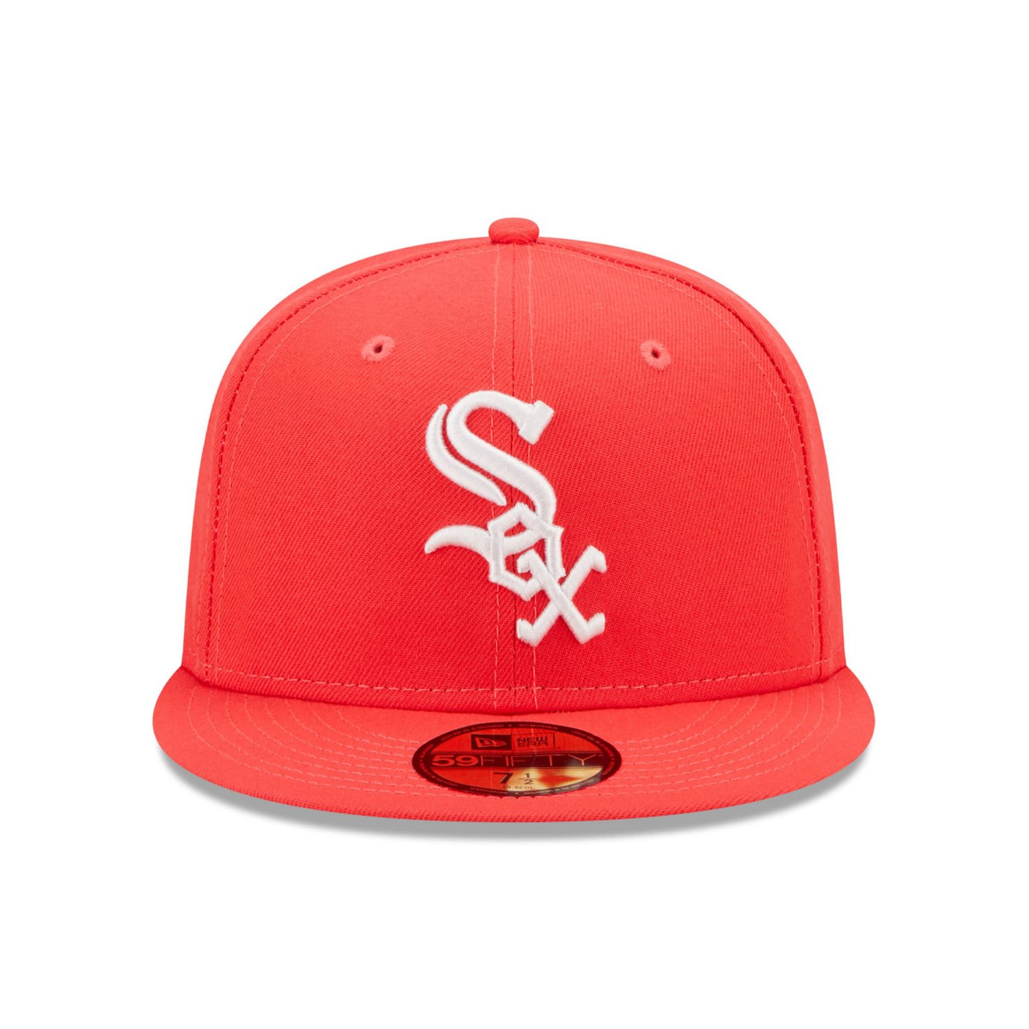 New Era Chicago White Sox Lava Highlighter Logo 59FIFTY Fitted Hat