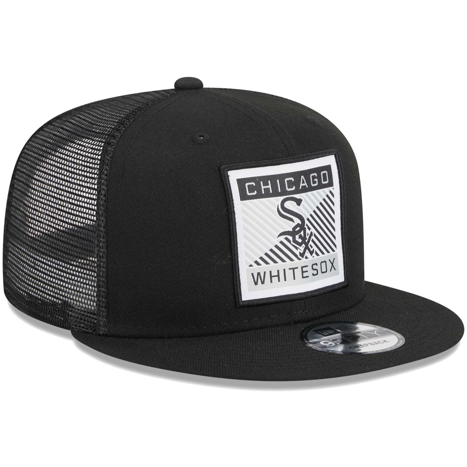 New Era Chicago White Sox Scratch Squared Trucker 9FIFTY Snapback Hat                                                            - view number 3