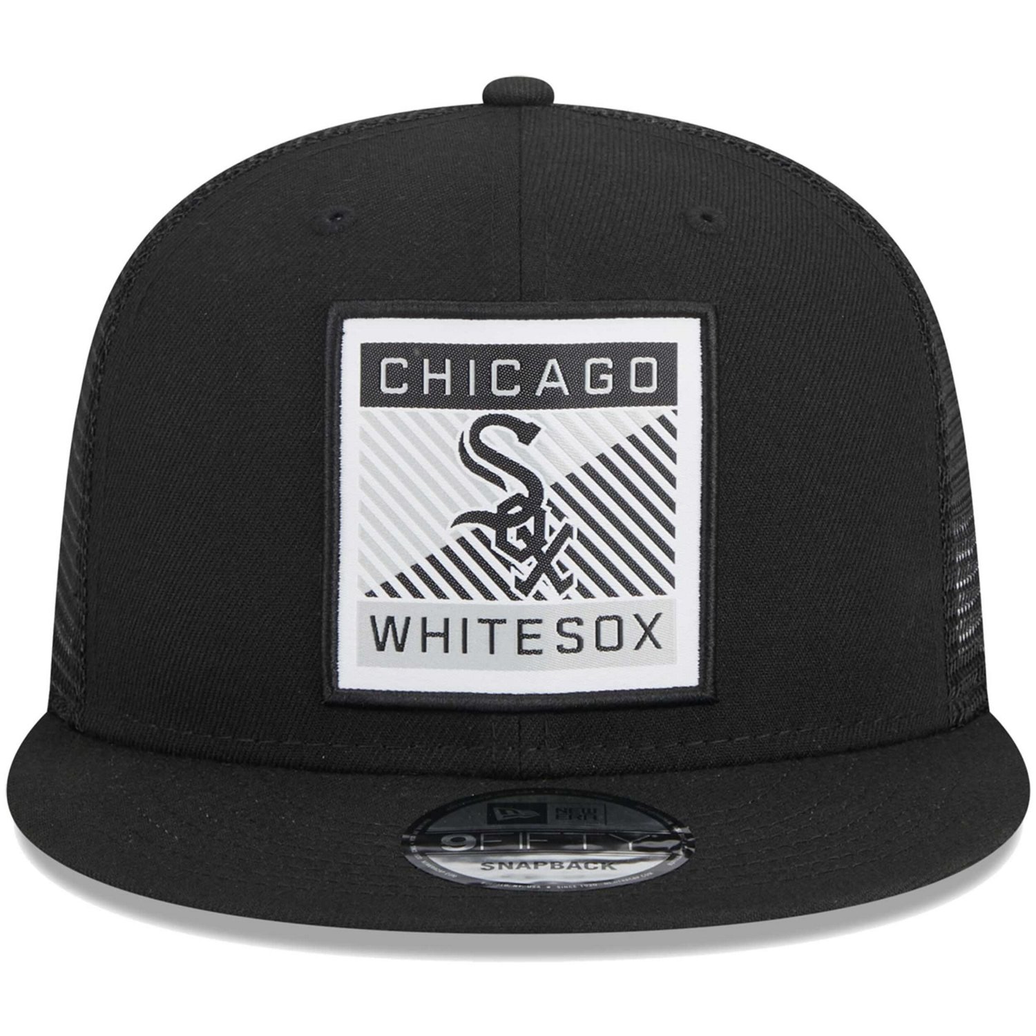 New Era Chicago White Sox Scratch Squared Trucker 9FIFTY Snapback Hat                                                            - view number 2