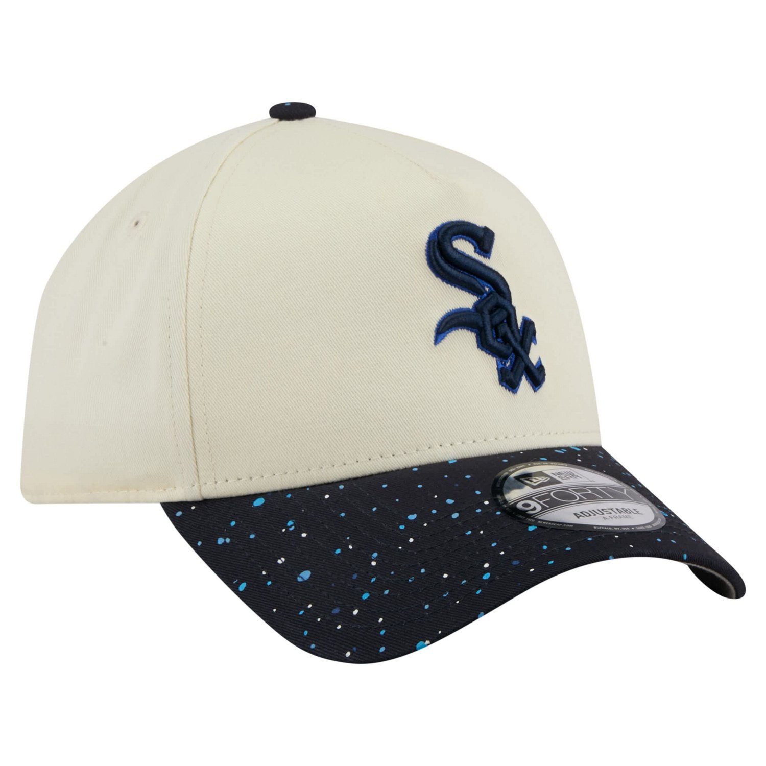 New Era Chicago White Sox Speckle A-Frame 9FORTY Adjustable Hat - view number 3
