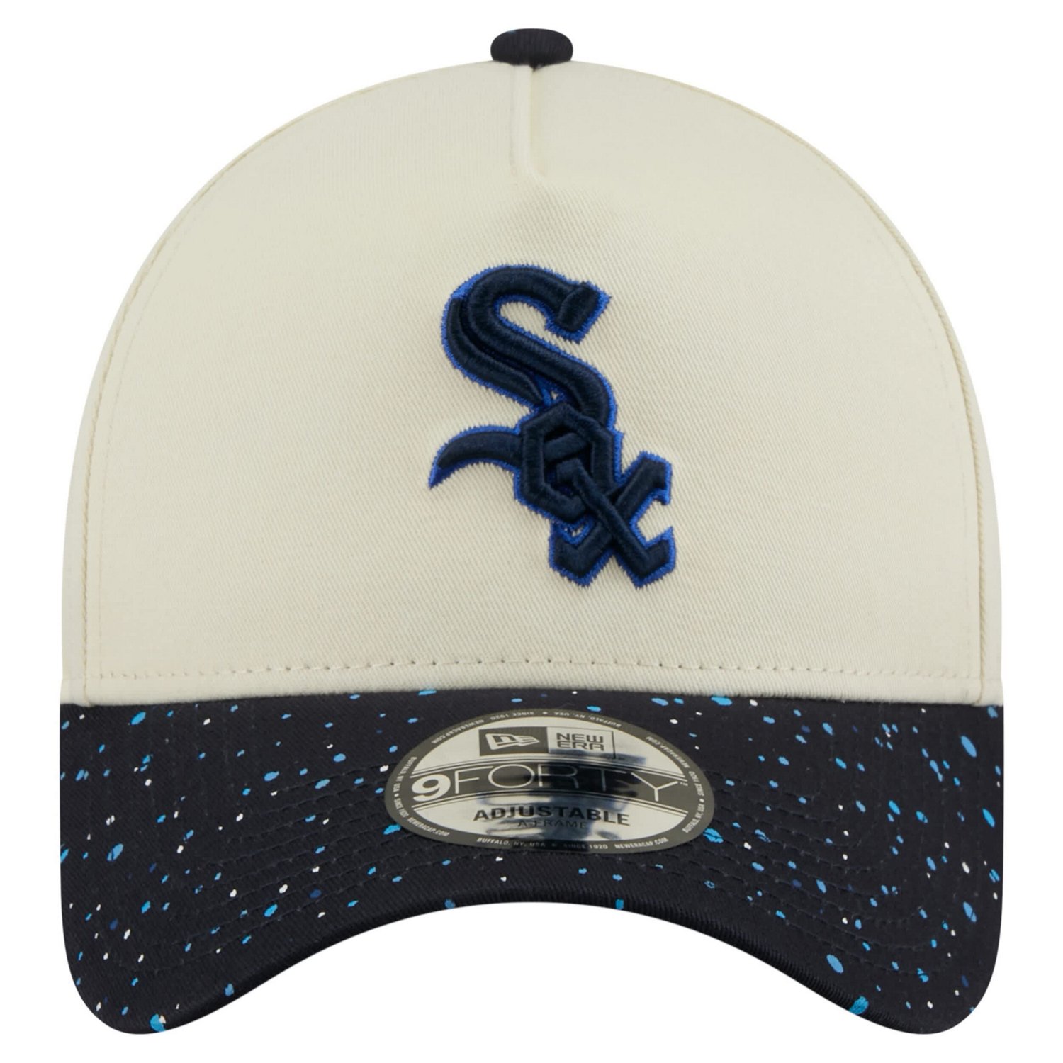 New Era Chicago White Sox Speckle A-Frame 9FORTY Adjustable Hat - view number 2