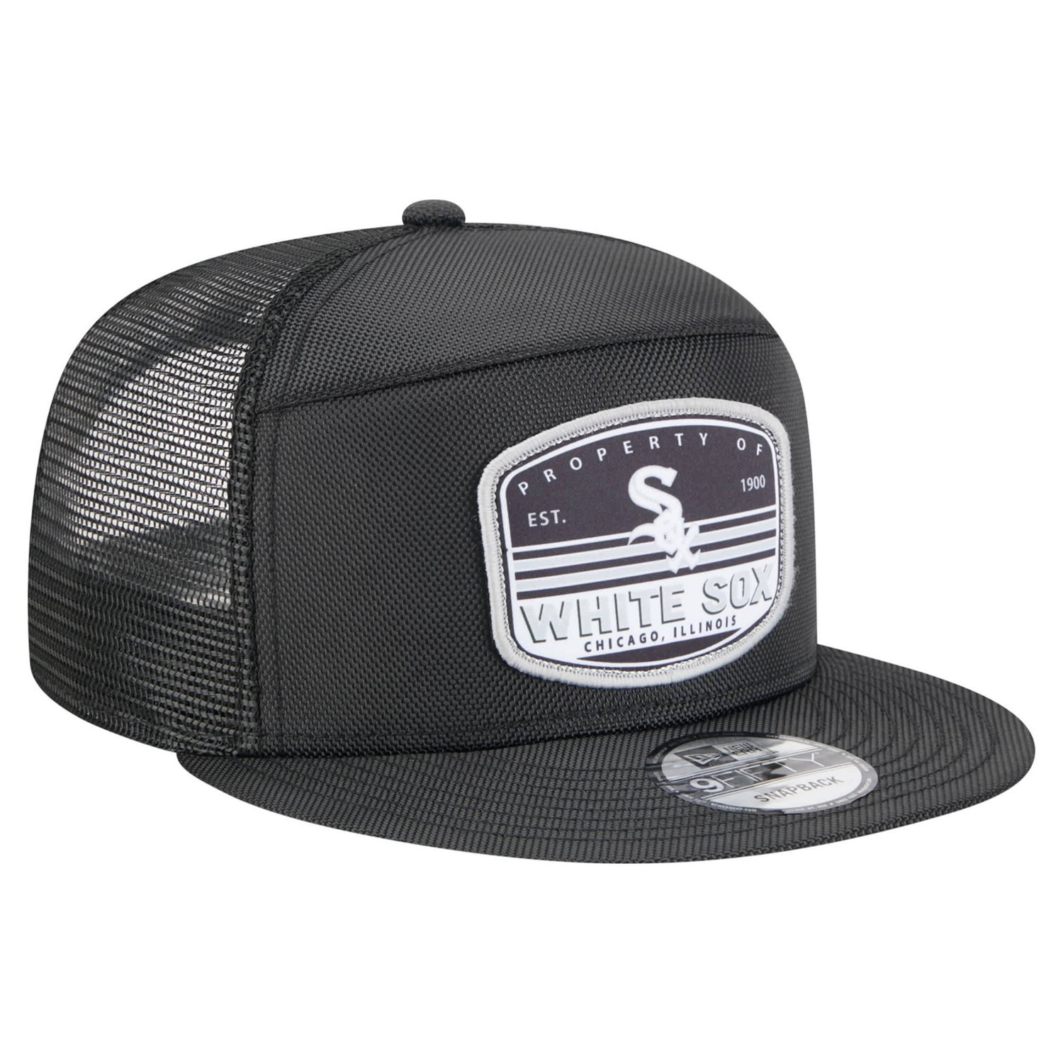 New Era Chicago White Sox Split Panel 9FIFTY Trucker Snapback - view number 3