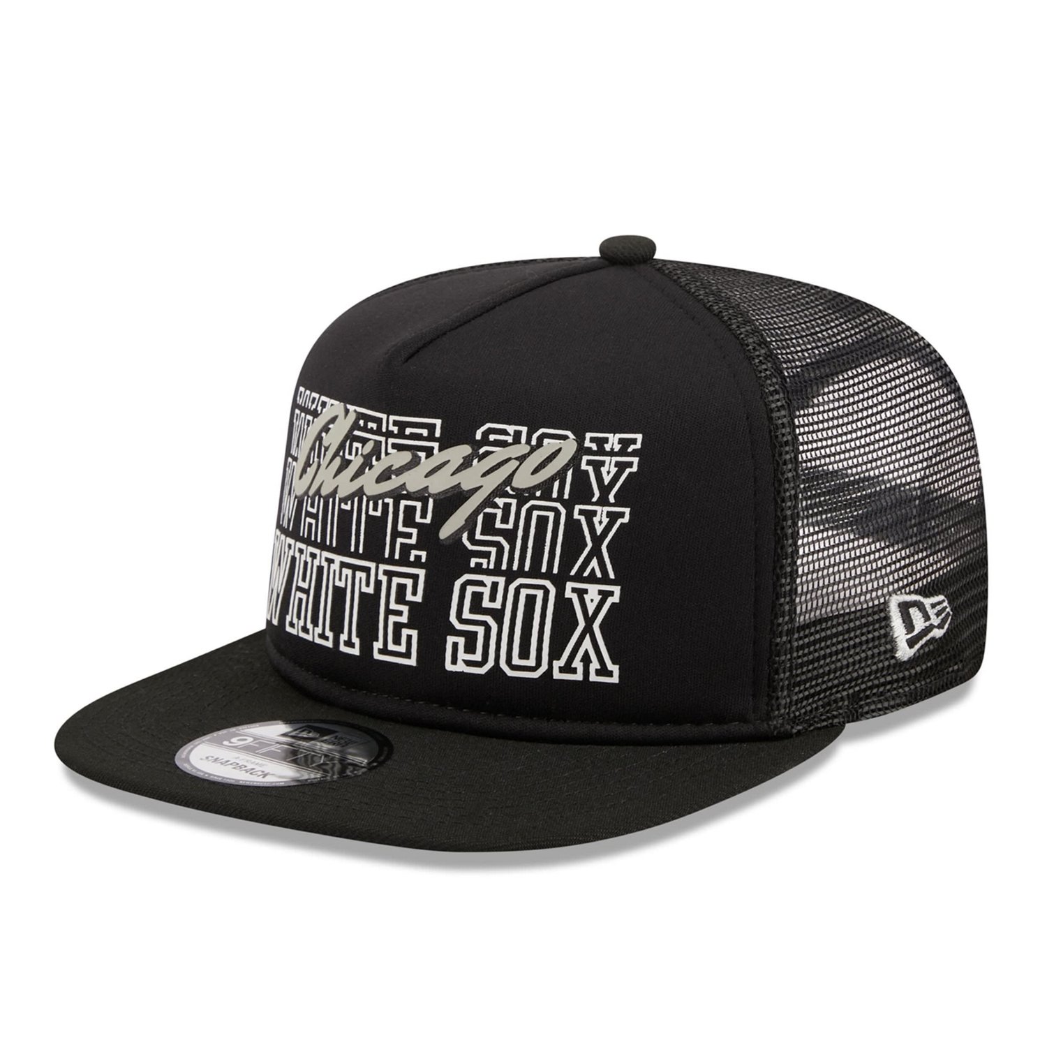 New Era Chicago White Sox Street Team A-Frame Trucker 9FIFTY Snapback Hat