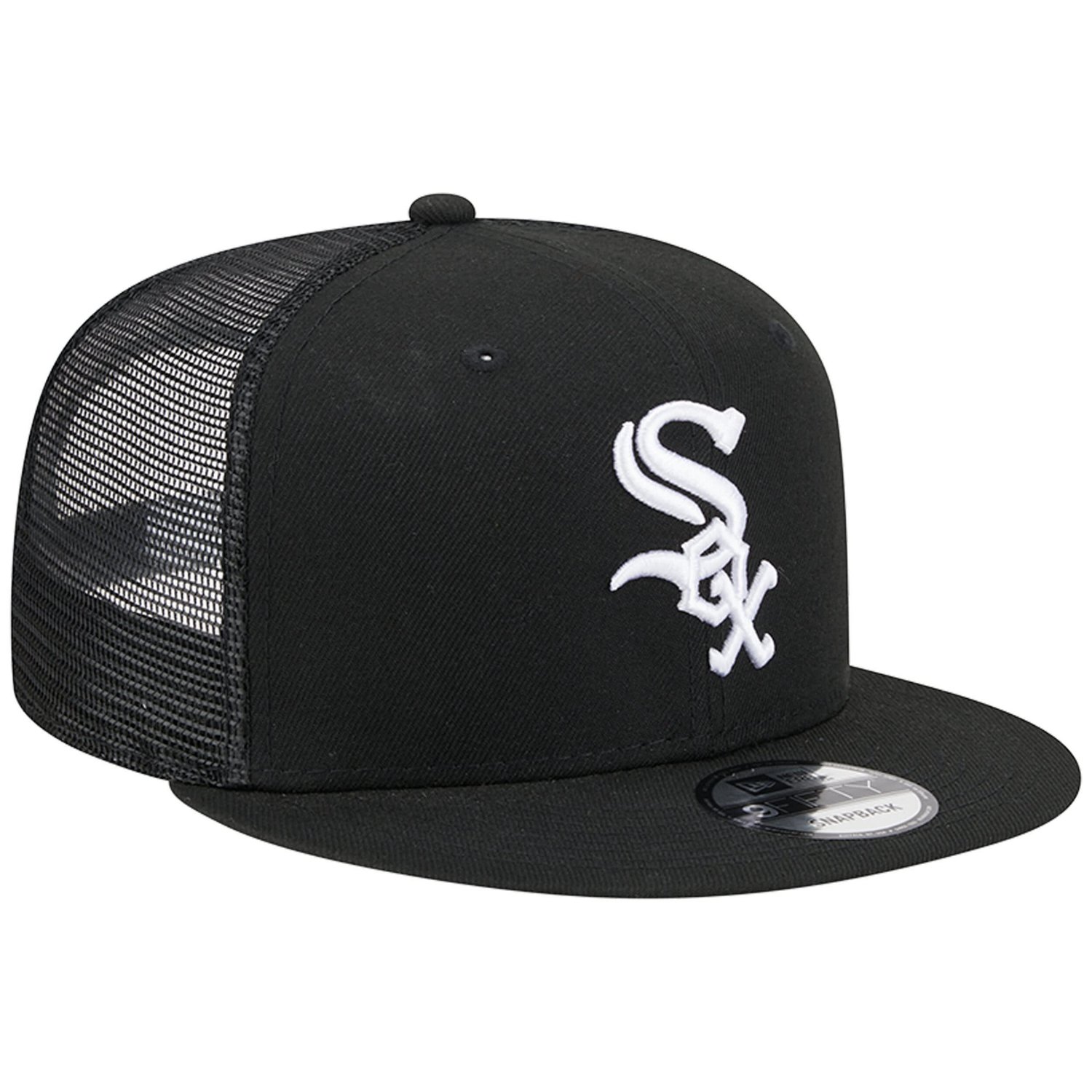 New Era Chicago White Sox Team Color Trucker 9FIFTY Snapback Hat - view number 3
