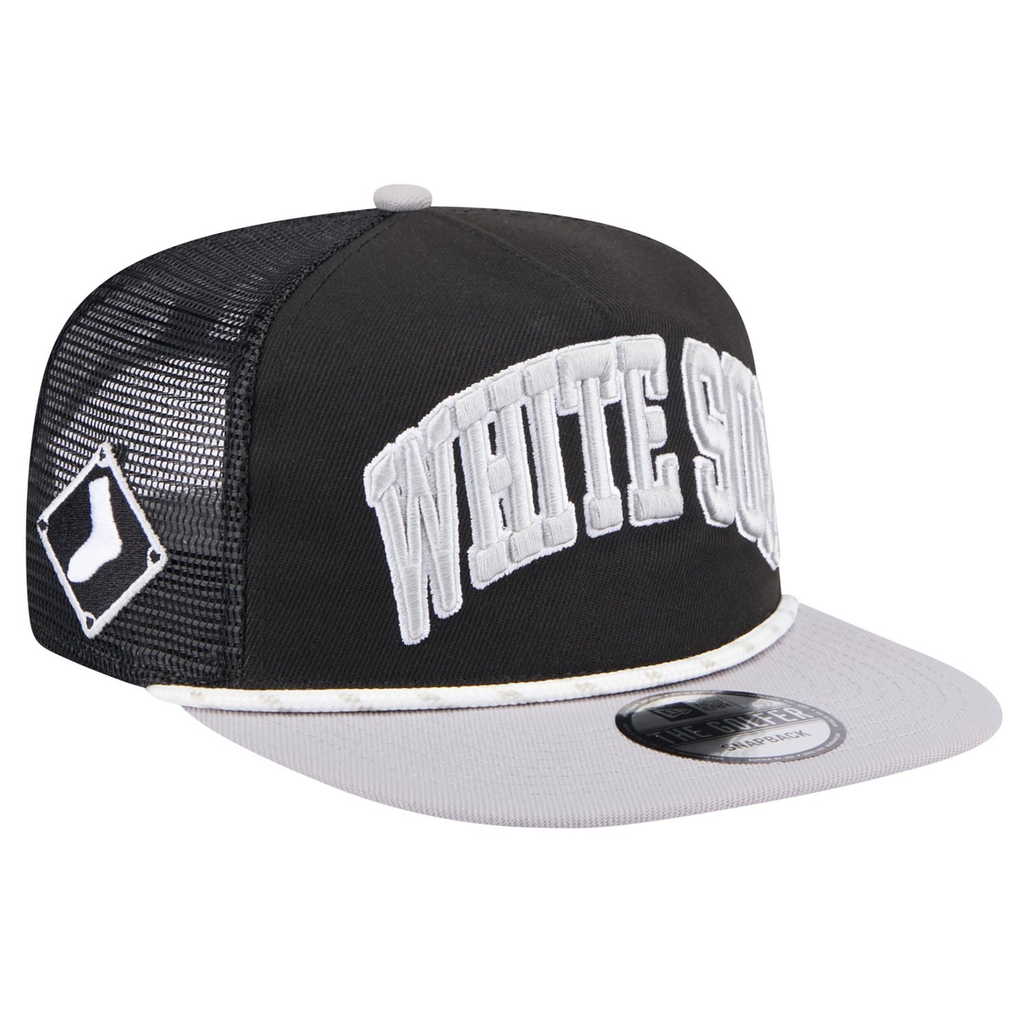 New Era Chicago White Sox Throwback Meshback Golfer Hat