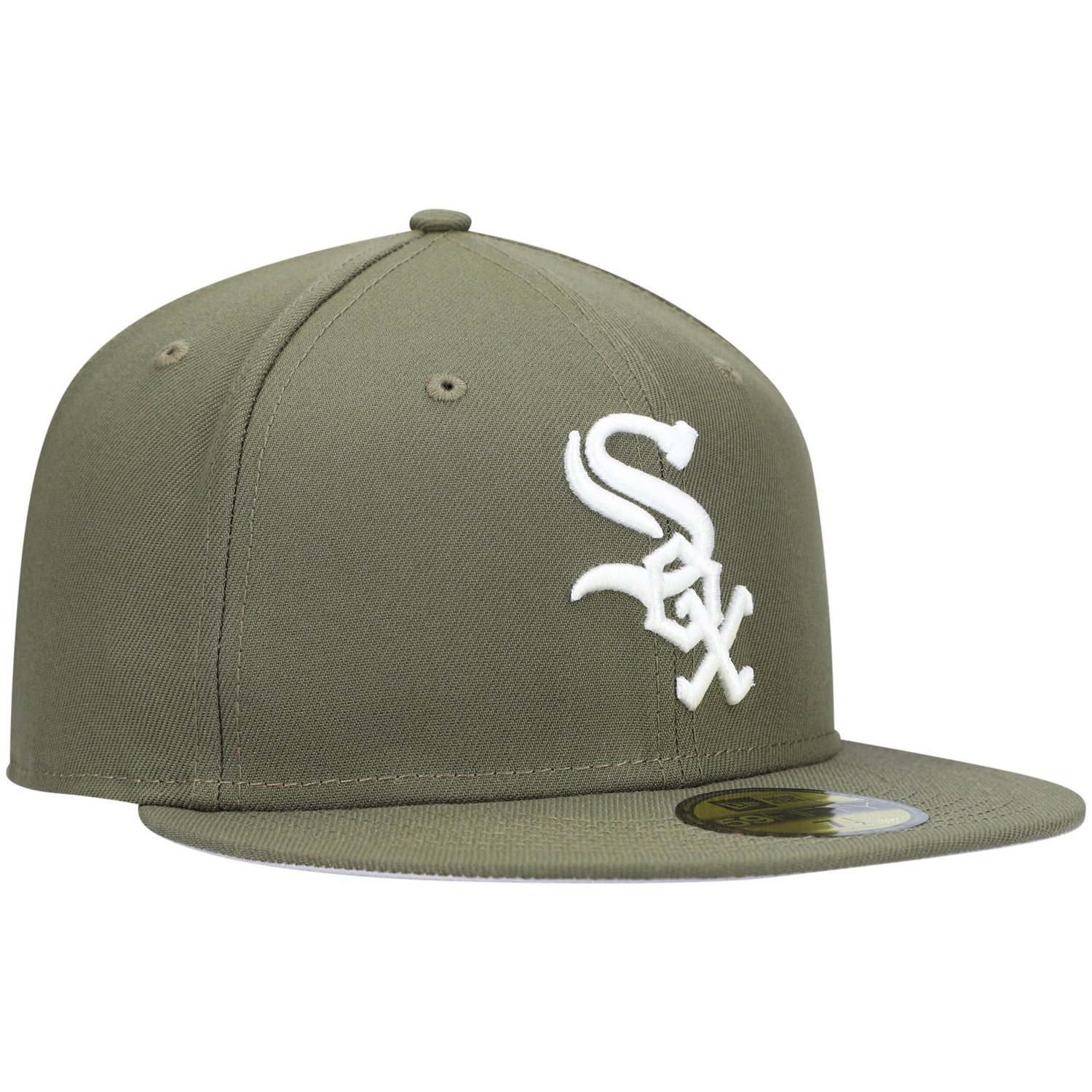 New Era Chicago White Sox White Logo 59FIFTY Fitted Hat                                                                          - view number 3