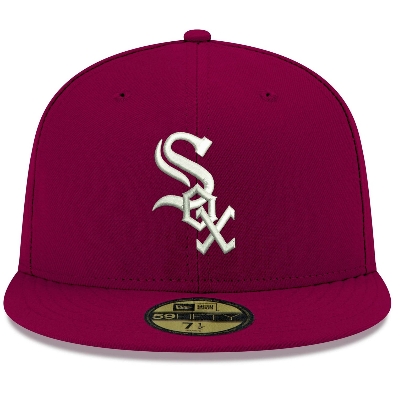 New Era Chicago White Sox White Logo 59FIFTY Fitted Hat                                                                          - view number 2