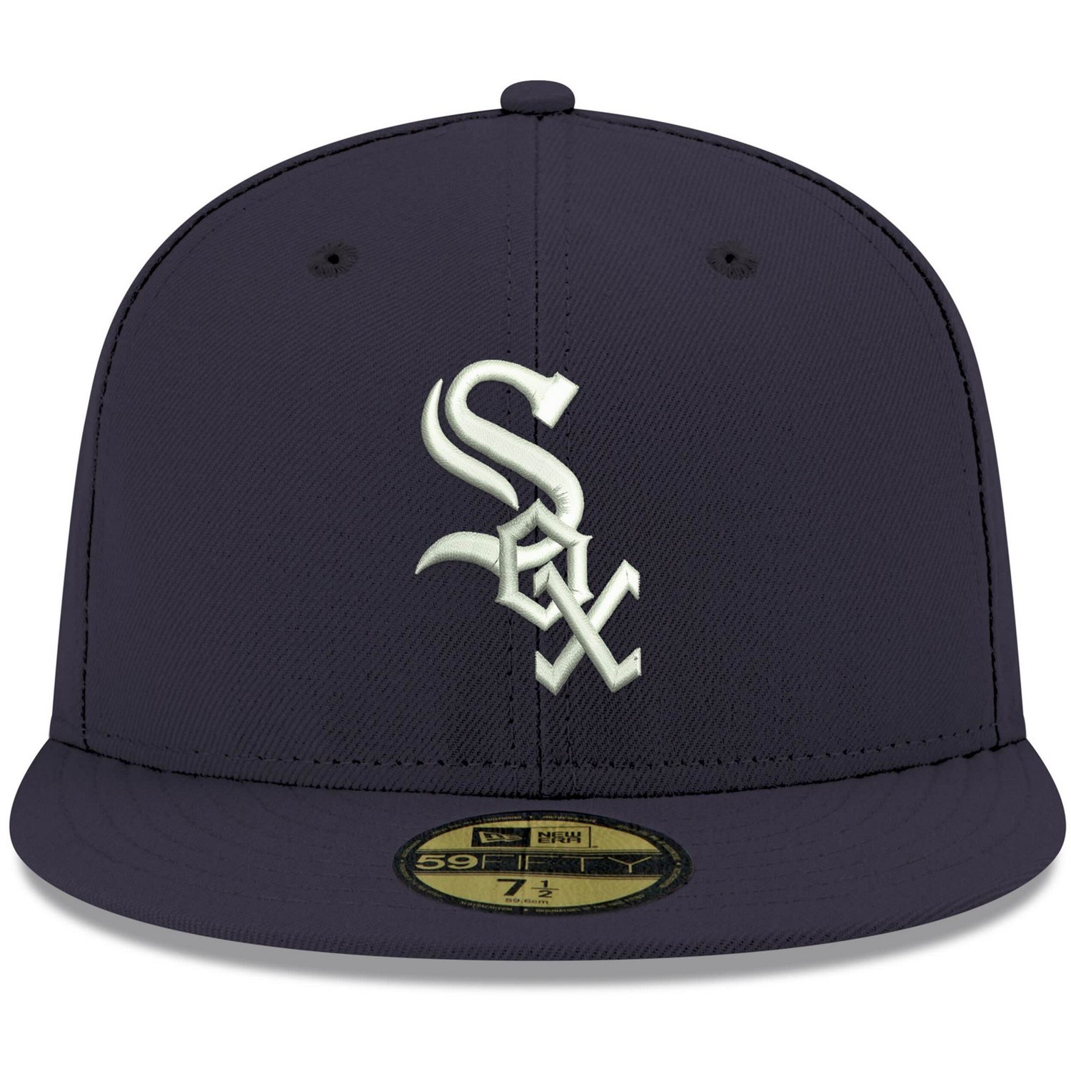 New Era Chicago White Sox White Logo 59FIFTY Fitted Hat                                                                          - view number 2