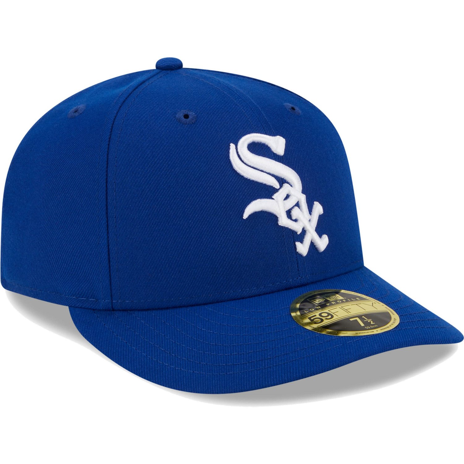 New Era Chicago White Sox White Logo Low Profile 59FIFTY Fitted Hat - view number 3