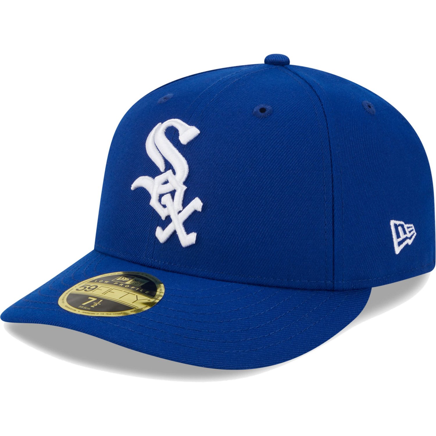 New Era Chicago White Sox White Logo Low Profile 59FIFTY Fitted Hat - view number 1