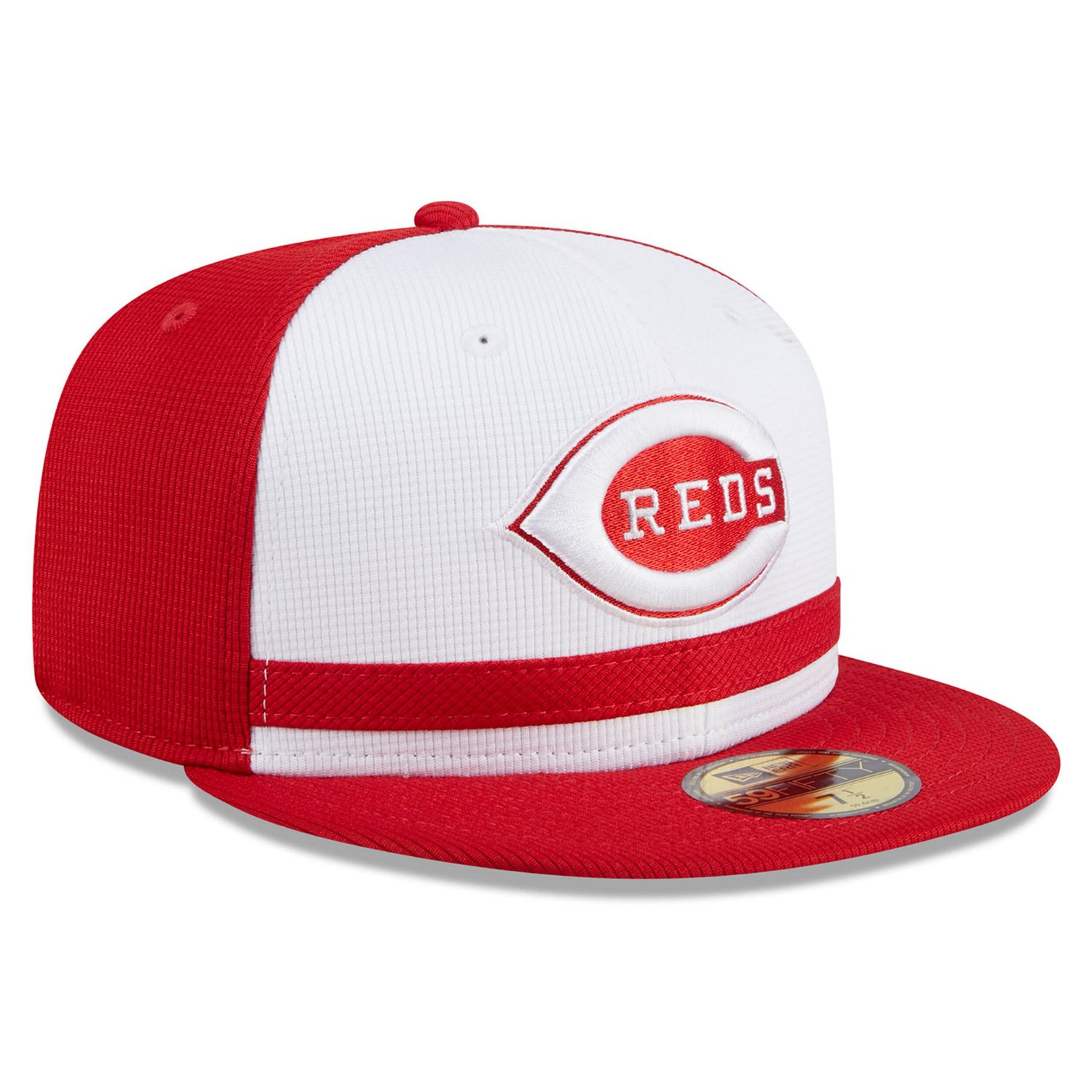 New Era Cincinnati Reds 2024 Batting Practice 59FIFTY Fitted Hat                                                                 - view number 3