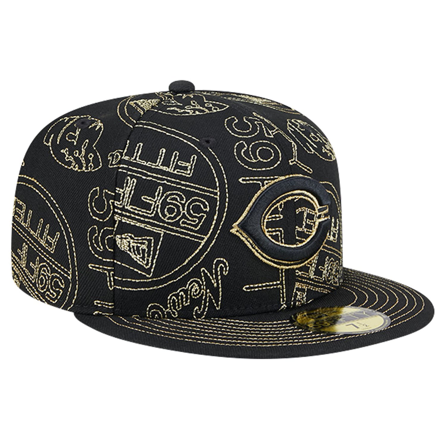 New Era Cincinnati Reds 59FIFTY Day Allover Fitted Hat                                                                           - view number 3