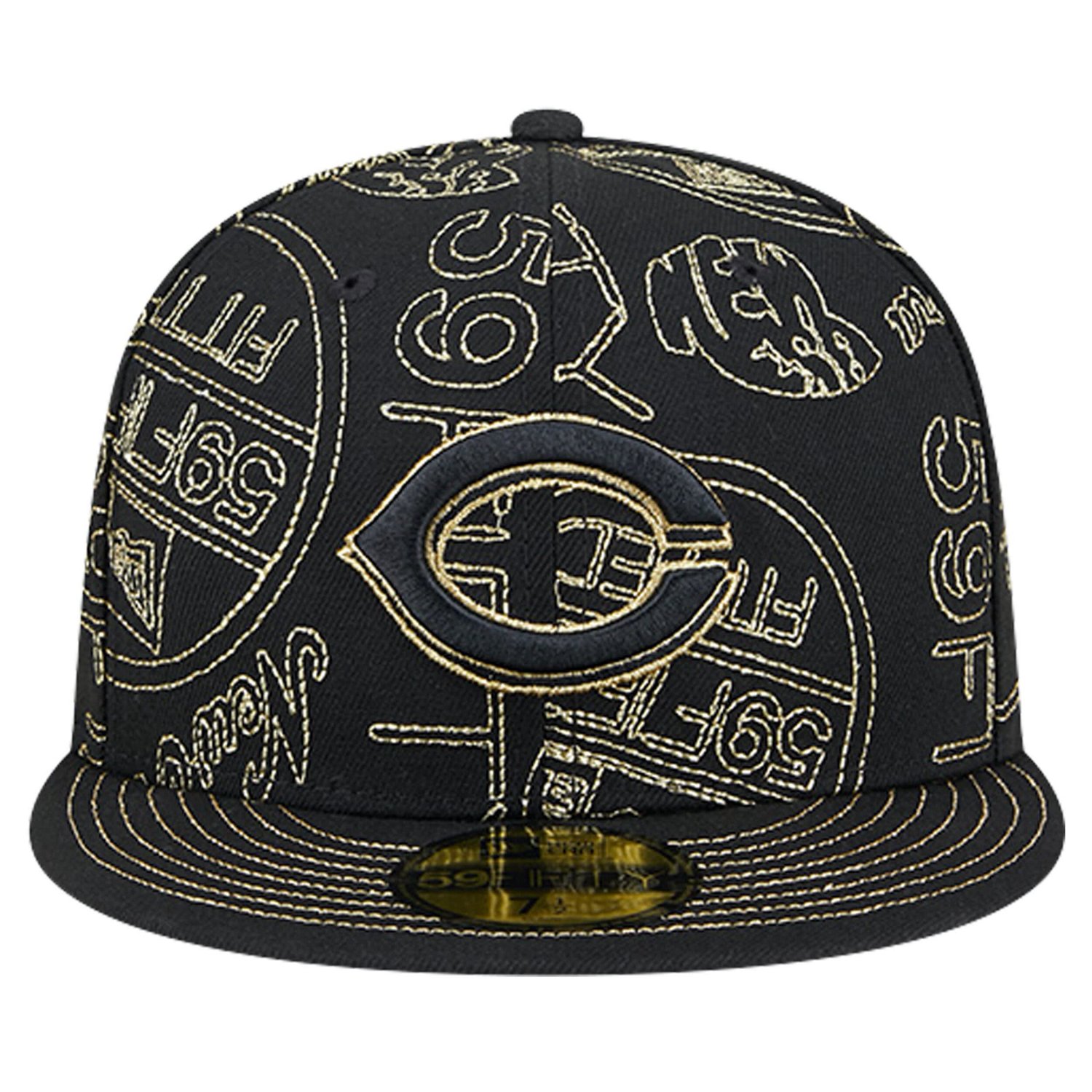 New Era Cincinnati Reds 59FIFTY Day Allover Fitted Hat                                                                           - view number 2