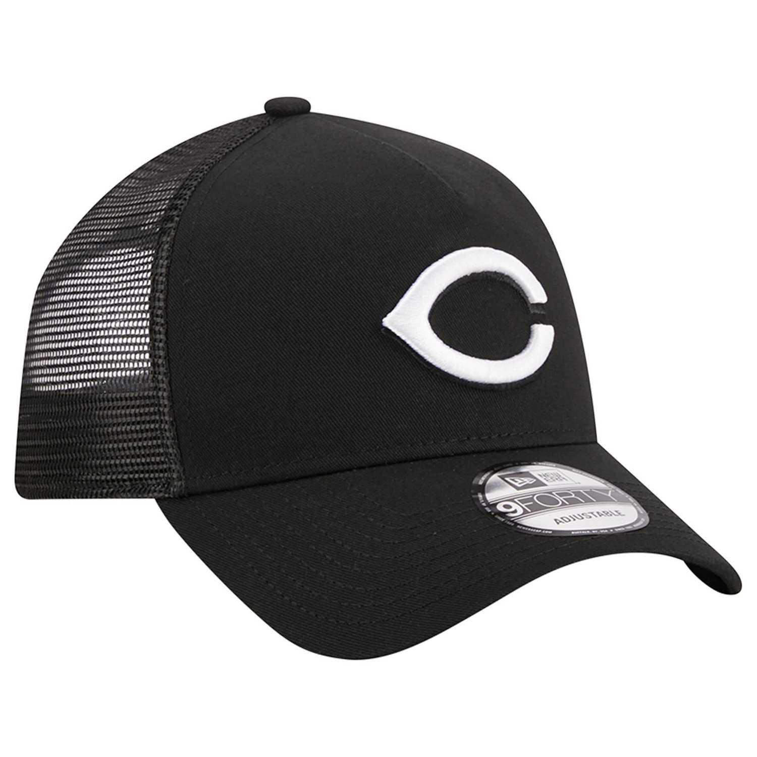 New Era Cincinnati Reds A-Frame 9FORTY Trucker Adjustable Hat - view number 3