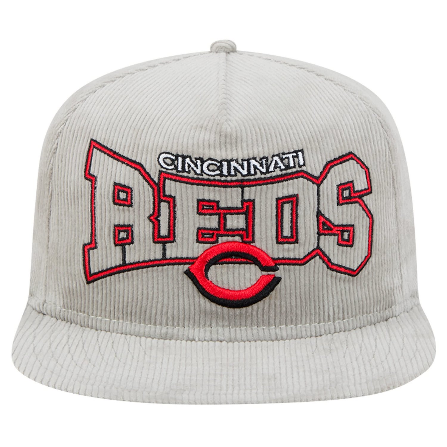 New Era Cincinnati Reds Corduroy Golfer Snapback Hat - view number 2