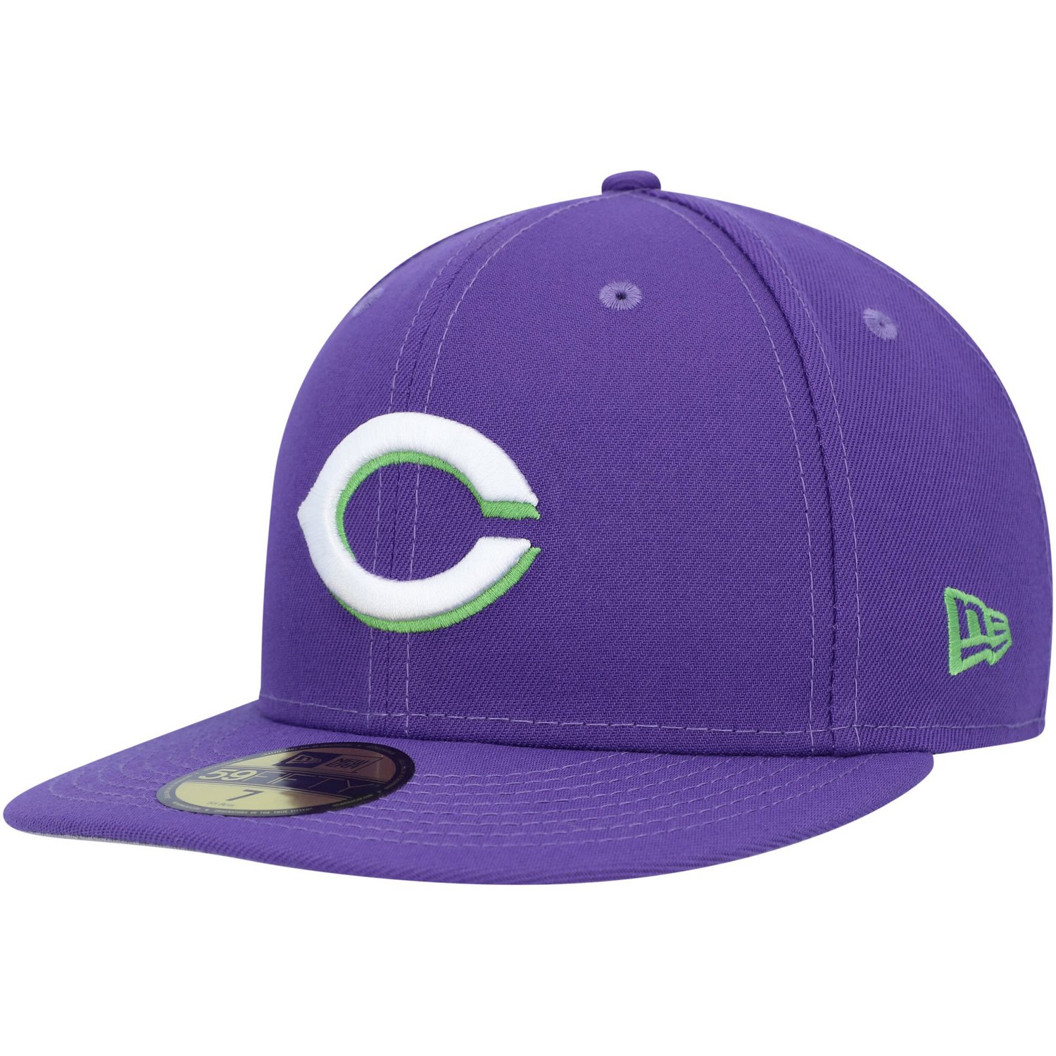 New Era Cincinnati Reds Lime Side Patch 59FIFTY Fitted Hat