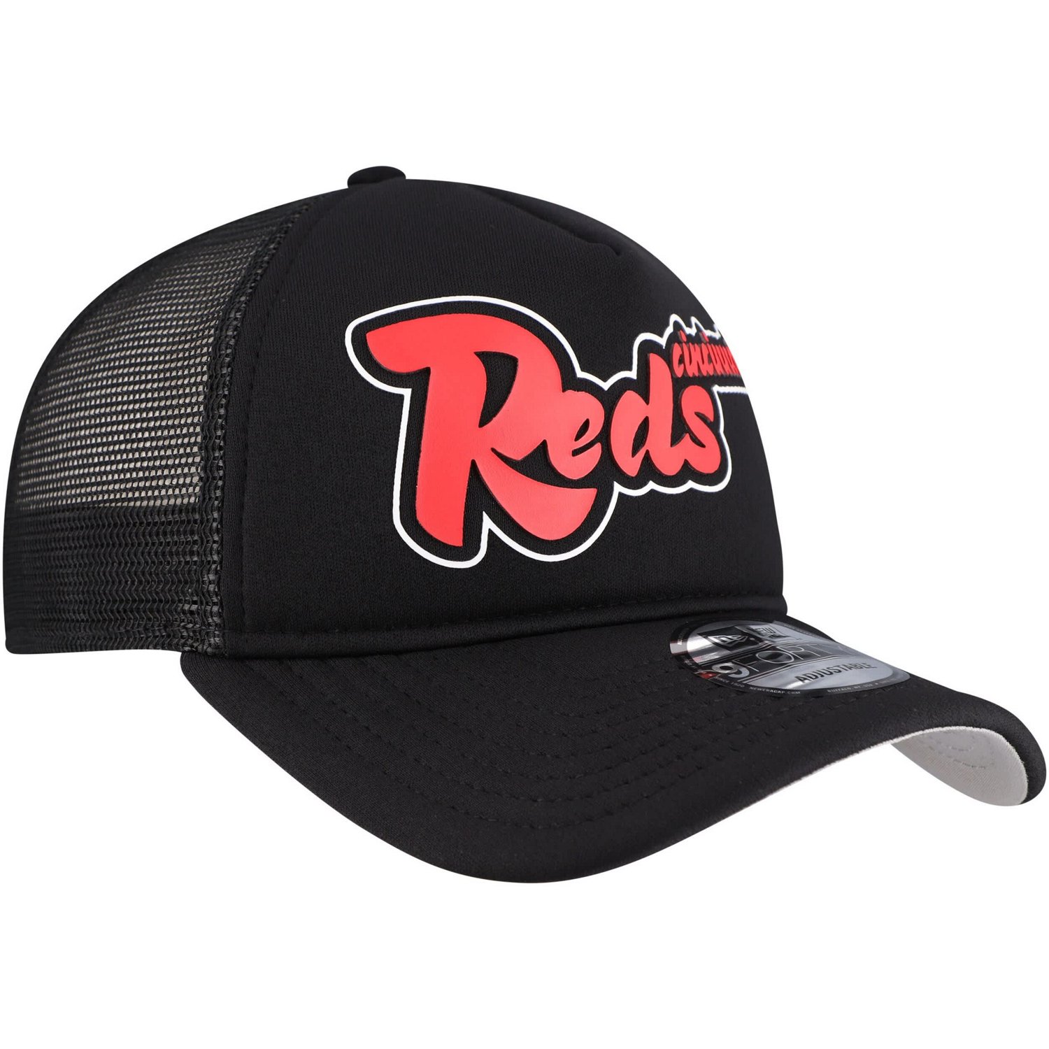 New Era Cincinnati Reds Retro Bold A-Frame Trucker 9FORTY Adjustable Hat
