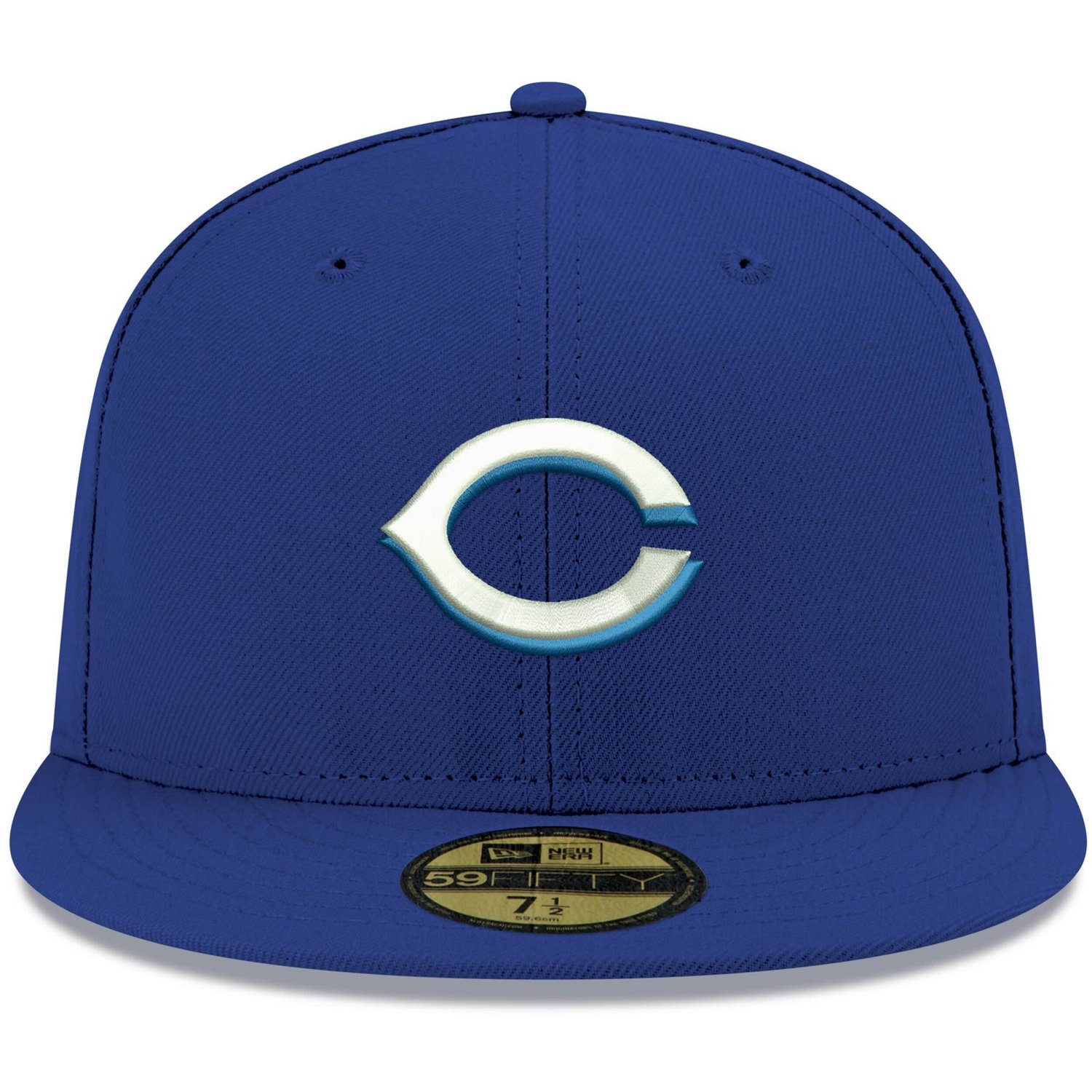 New Era Cincinnati Reds White Logo 59FIFTY Fitted Hat                                                                            - view number 2