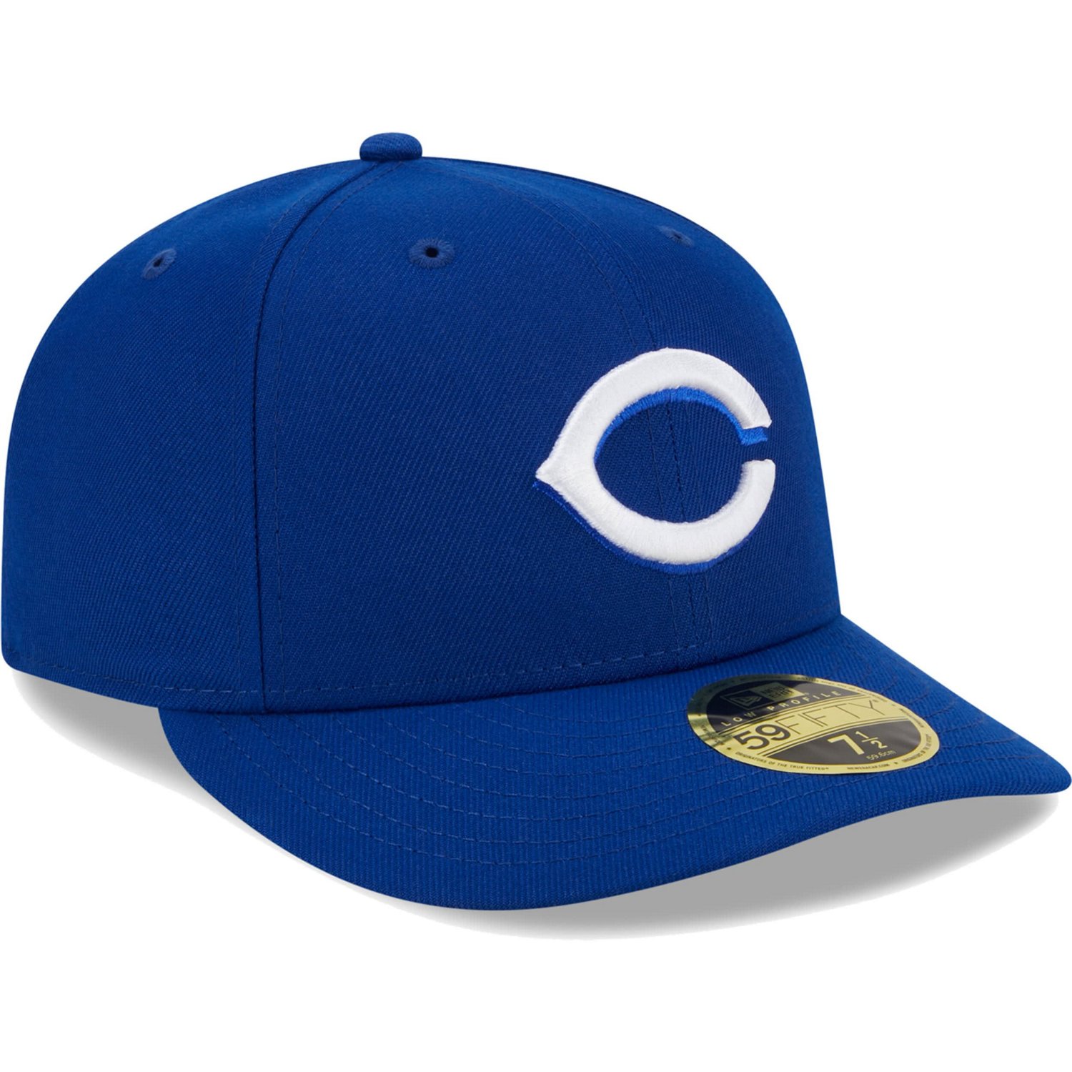 New Era Cincinnati Reds White Logo Low Profile 59FIFTY Fitted Hat - view number 3