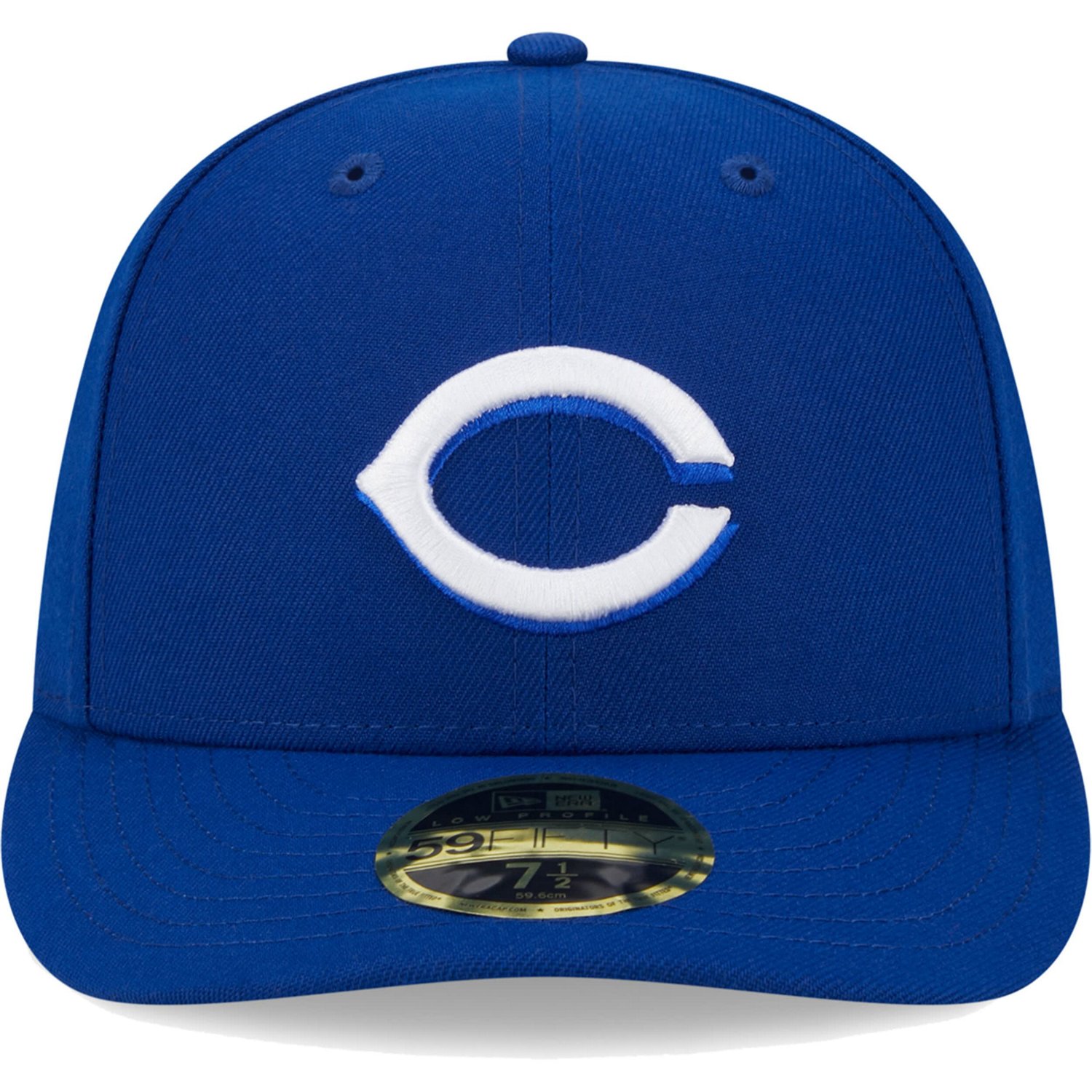 New Era Cincinnati Reds White Logo Low Profile 59FIFTY Fitted Hat - view number 2