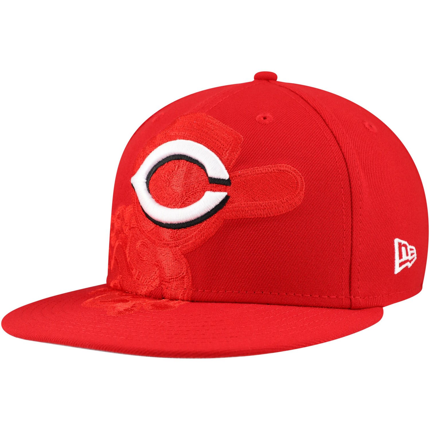 New Era Cincinnati s Shadow Logo 59FIFTY Fitted Hat