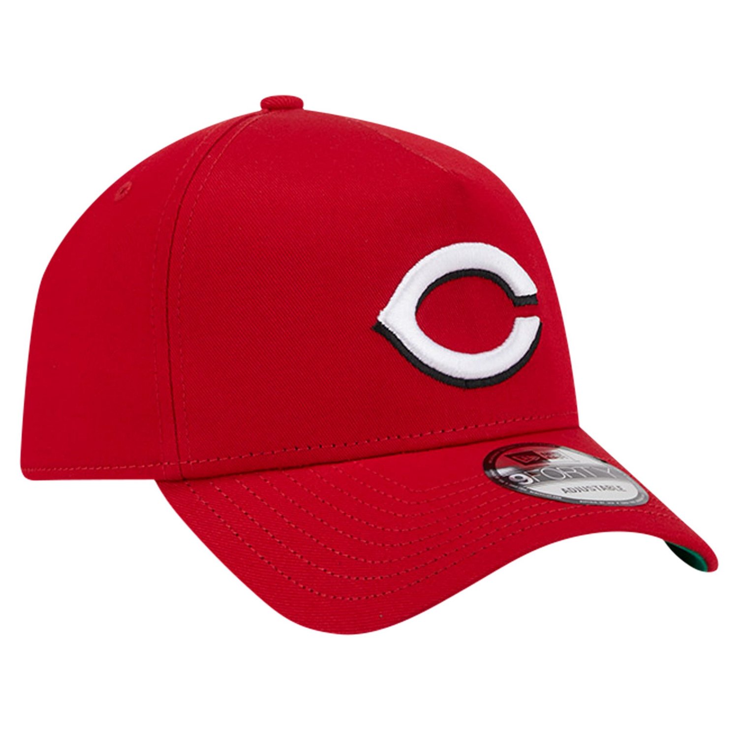 New Era Cincinnati s Team Color A-Frame 9FORTY Adjustable Hat - view number 3