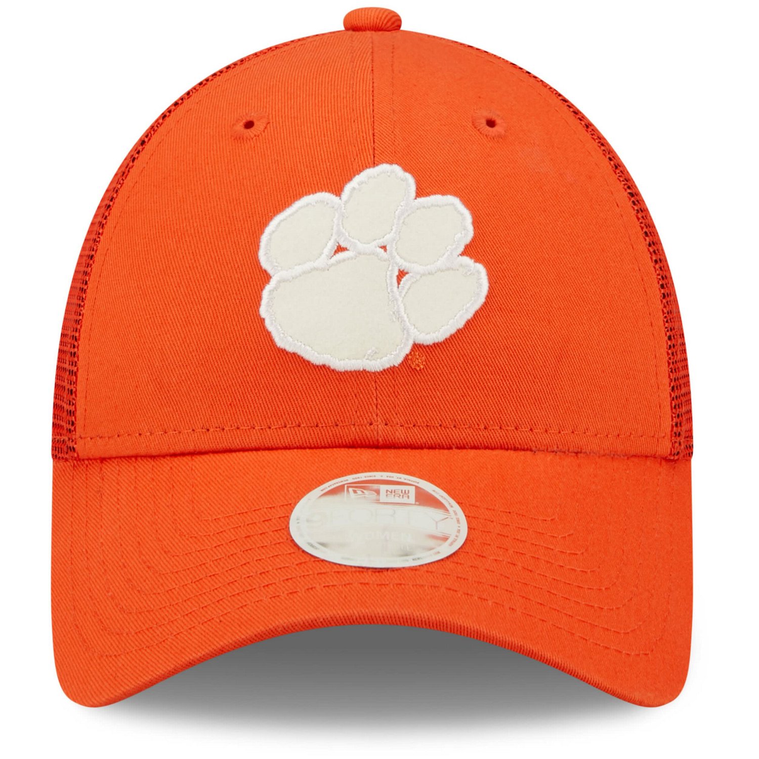New Era Clemson Tigers 9FORTY Logo Spark Trucker Snapback Hat - view number 2