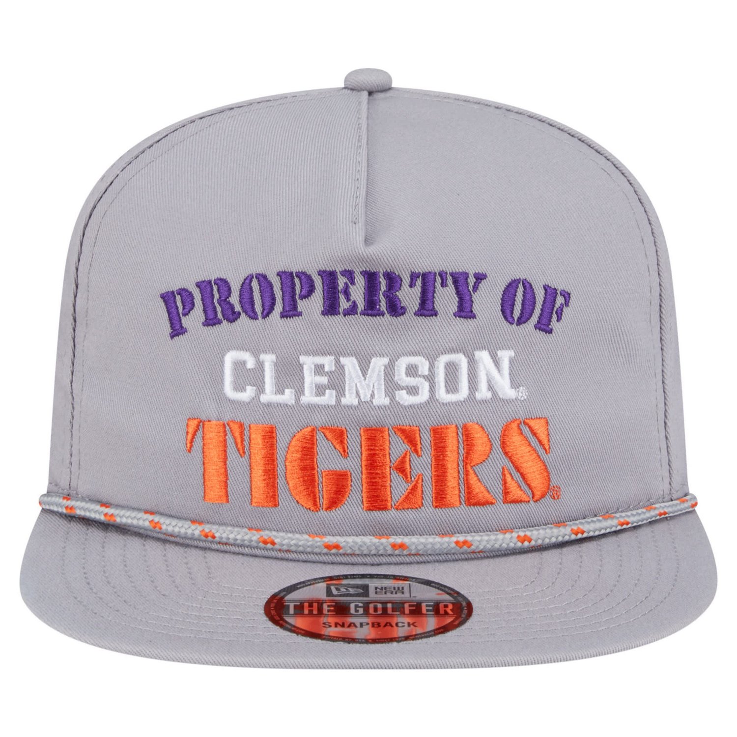 New Era Clemson Tigers Golfer Vintage Adjustable Hat - view number 2