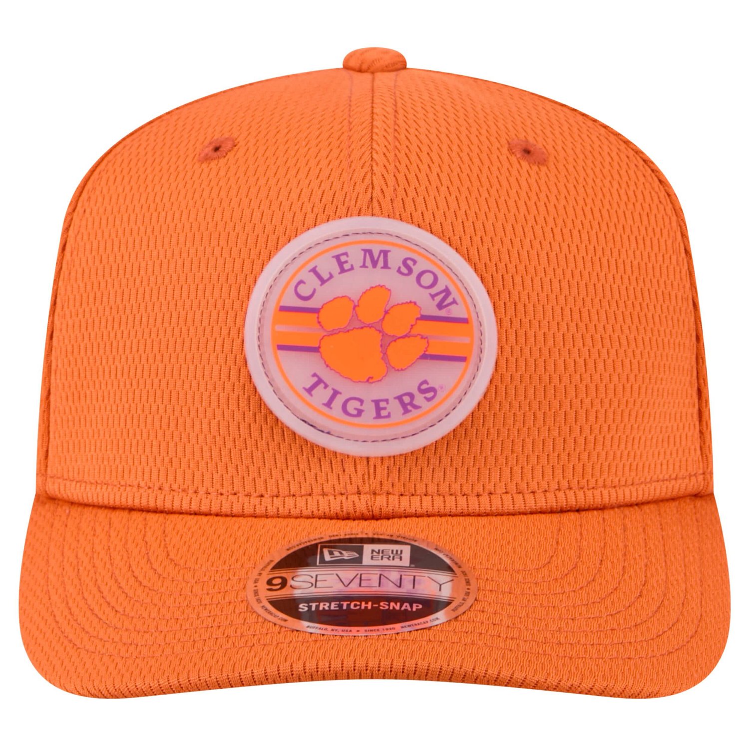 New Era Clemson Tigers Patched 9SEVENTY Stretch-Snap Adjustable Hat - view number 2
