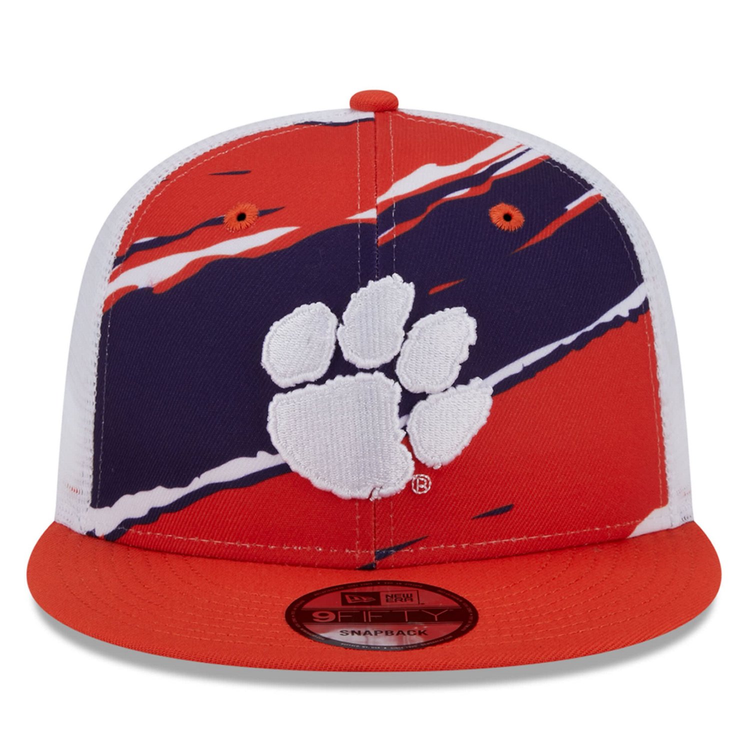 New Era Clemson Tigers Tear Trucker 9FIFTY Snapback Hat - view number 2