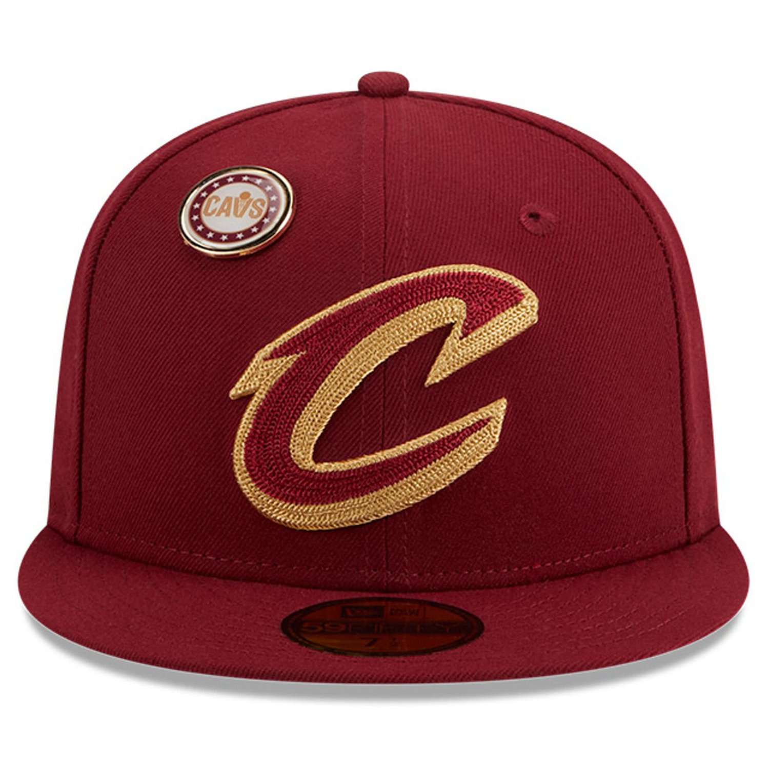 New Era Cleveland Cavaliers Chainstitch Logo Pin 59FIFTY Fitted Hat - view number 2