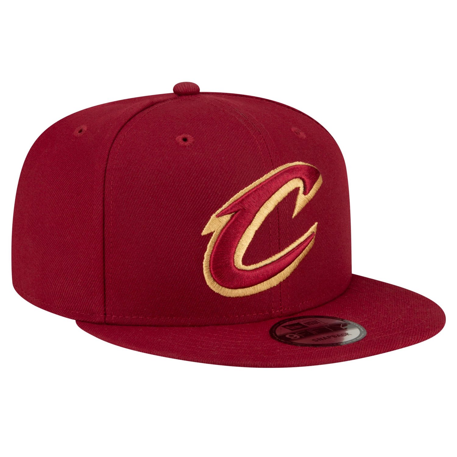 New Era Cleveland Cavaliers Official Team Color 9FIFTY Snapback Hat                                                              - view number 3