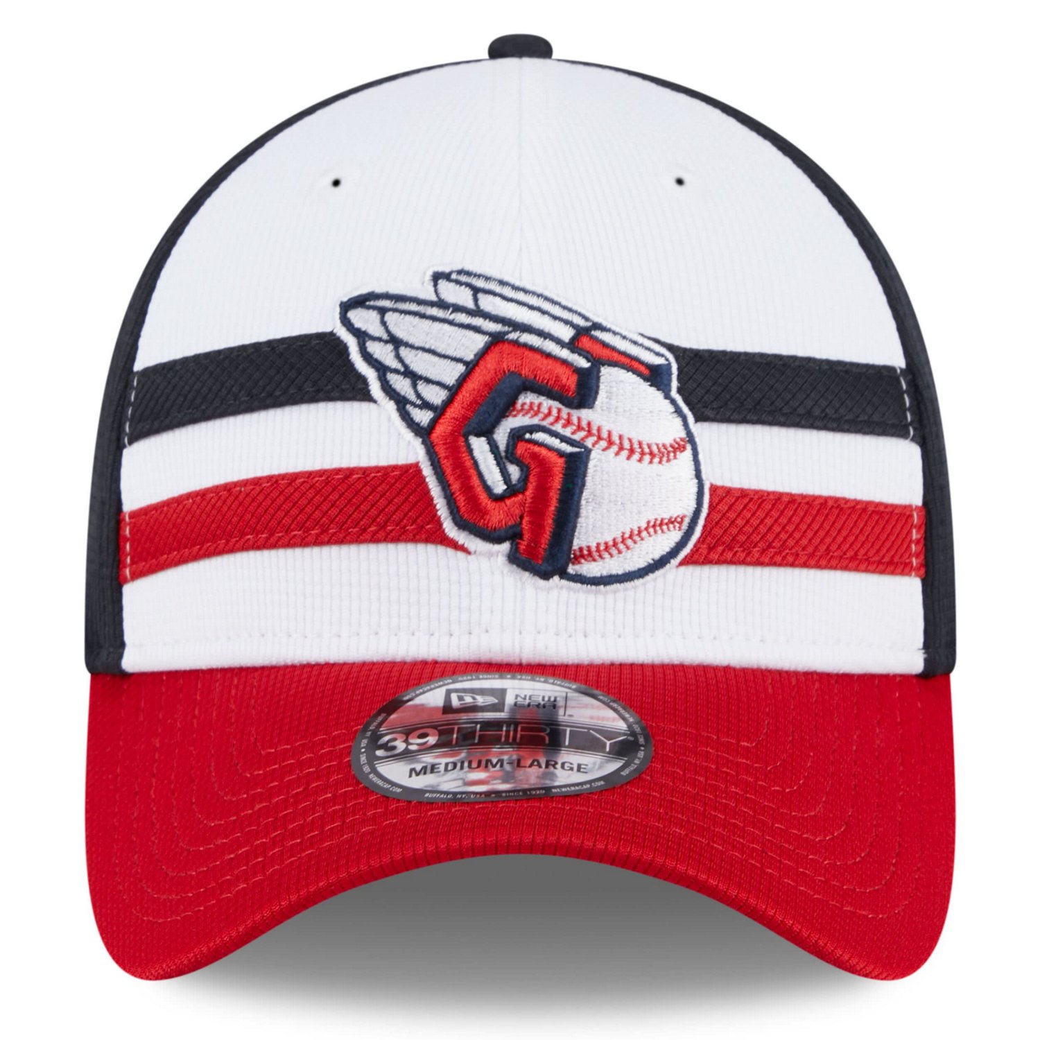 New Era Cleveland Guardians 2024 Batting Practice 39THIRTY Flex Hat                                                              - view number 2