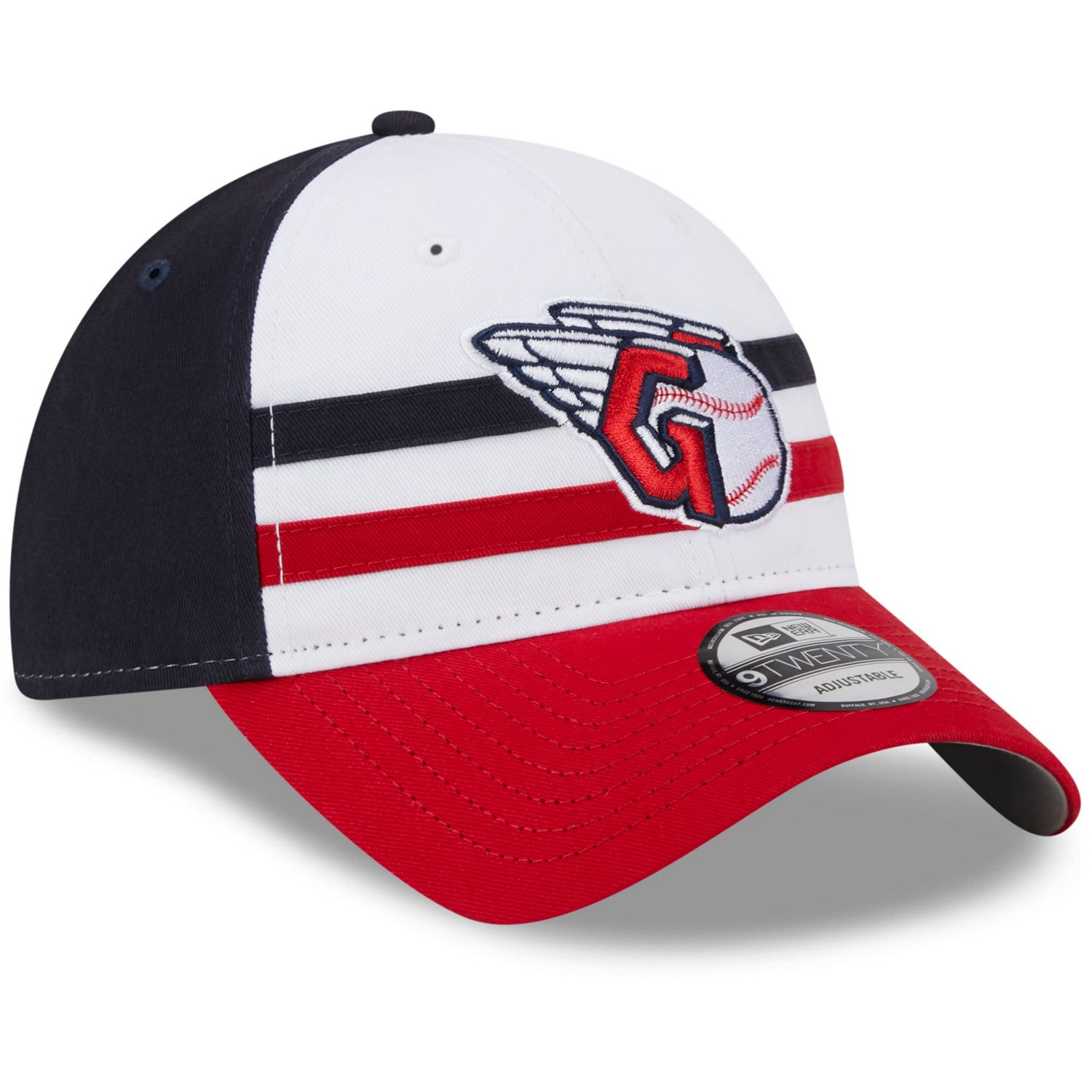 New Era Cleveland Guardians 2024 Batting Practice 9TWENTY Adjustable Hat - view number 3